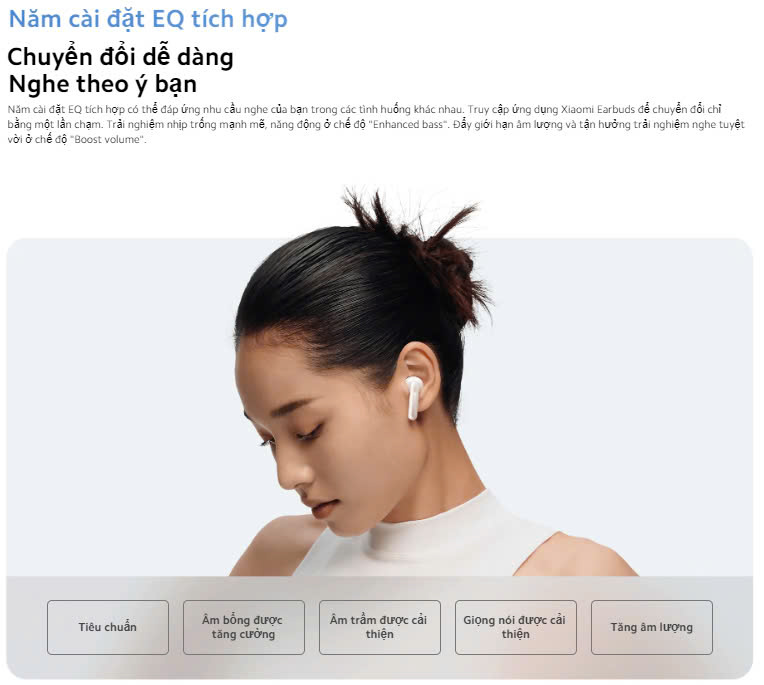 Mô tả Tai Nghe Không Dây Xiaomi Redmi Buds 6 Active - Chống ồn ENC - Hàng chính hãng - Bảo hành 6 tháng - 4