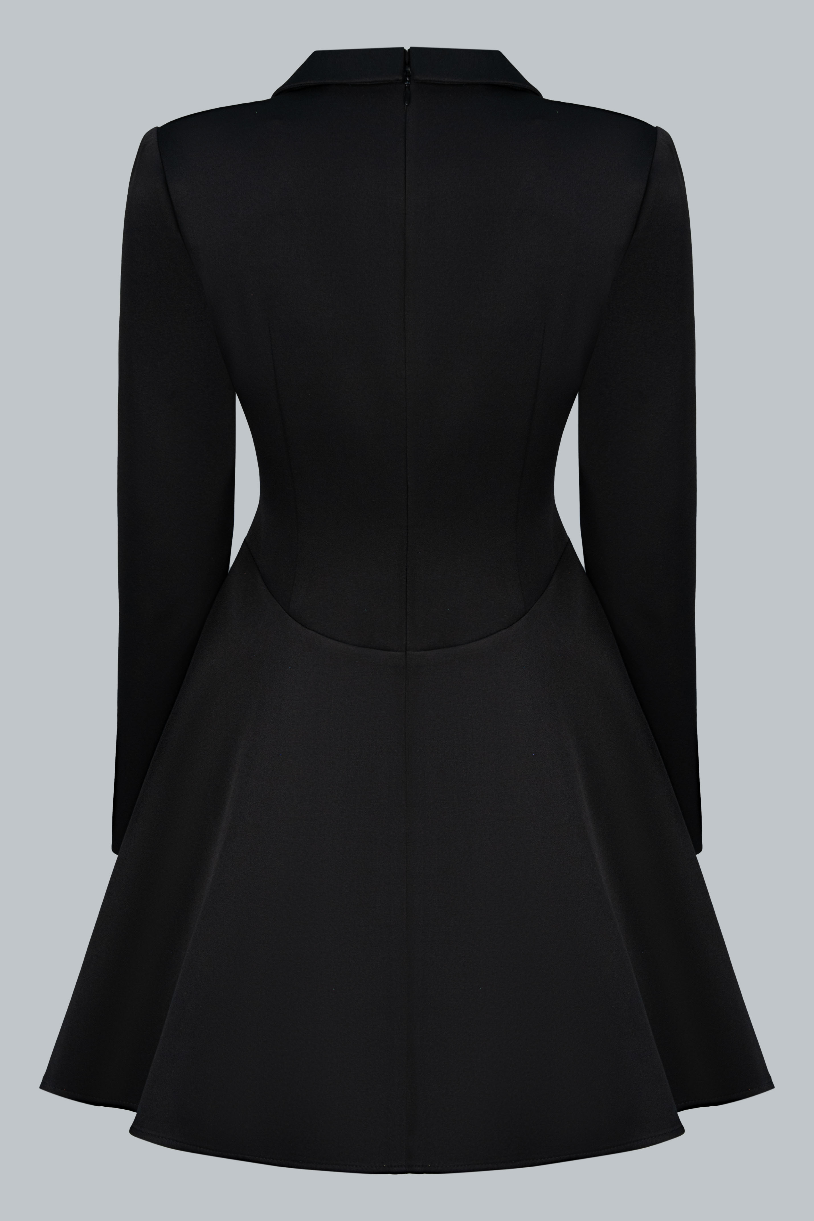 Mô tả Đầm cổ vest phối cổ chân đổ xòe 1F12.2409K thiế kế bởi JM Dress Design - 2
