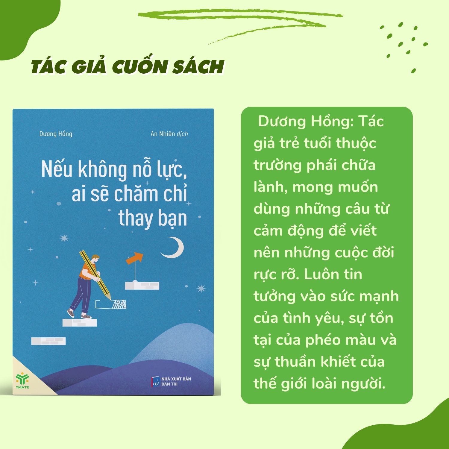Mô tả Sách - Nếu Không Nỗ Lực, Ai Sẽ Chăm Chỉ Thay Bạn - Tâm Lý - YMATE - 3