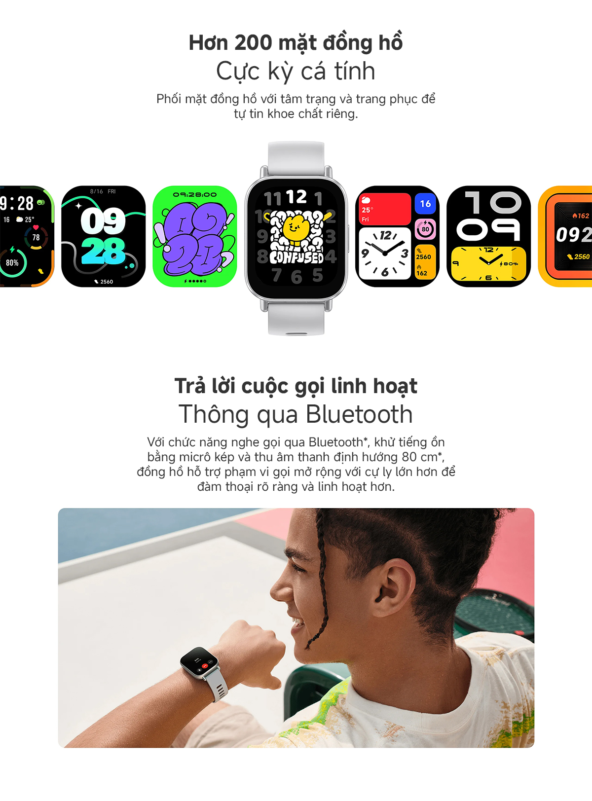 Mô tả Đồng Hồ Thông Minh Xiaomi Redmi Watch 5 Lite / 5 Active - Hàng Chính Hãng, Bản Quốc Tế Có Tiếng Việt - 5