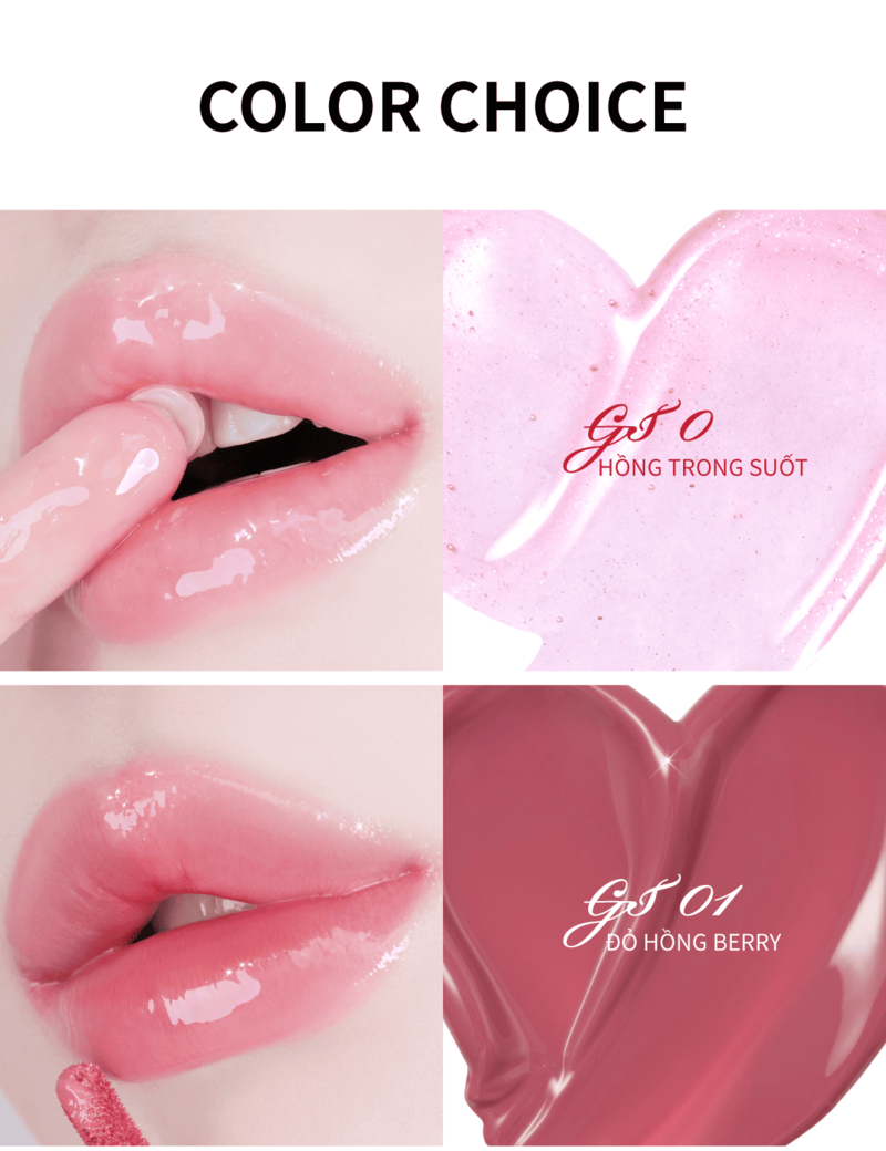 Mô tả Son Kem Bóng Merzy Bisous Glowy Gel Tint - 3