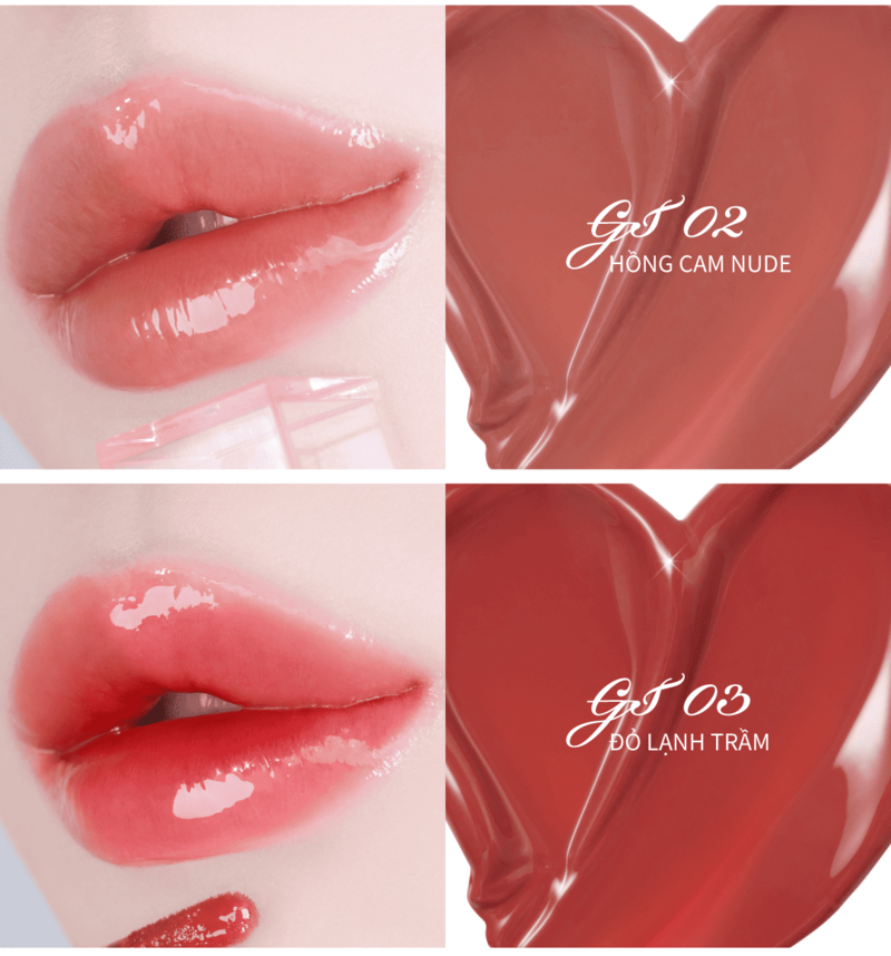 Mô tả Son Kem Bóng Merzy Bisous Glowy Gel Tint - 4