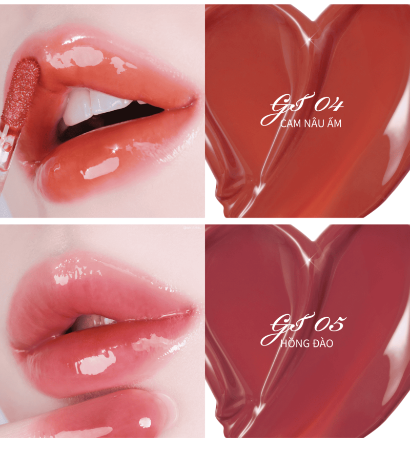 Mô tả Son Kem Bóng Merzy Bisous Glowy Gel Tint - 5