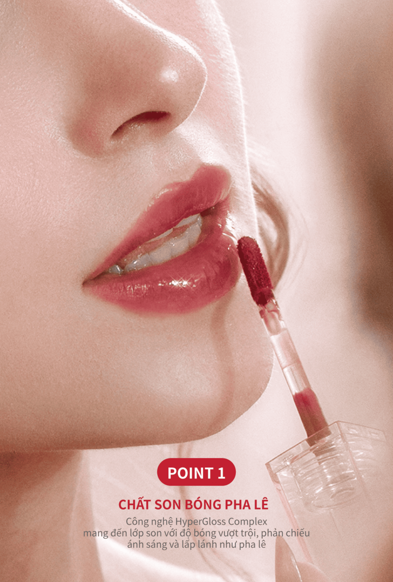 Mô tả Son Kem Bóng Merzy Bisous Glowy Gel Tint - 6