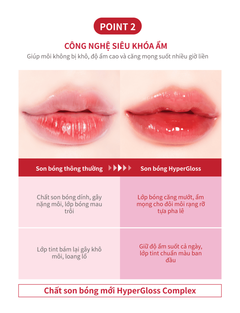 Mô tả Son Kem Bóng Merzy Bisous Glowy Gel Tint - 7