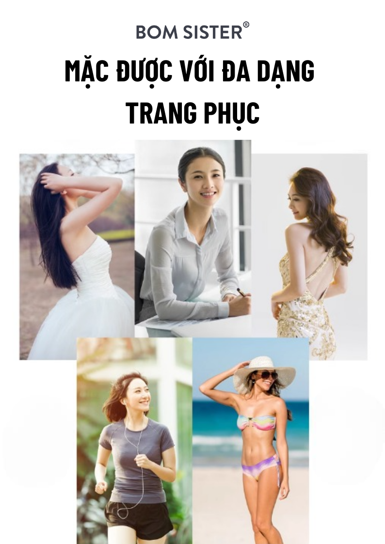Mô tả 5 cặp dán nhũ vải trơn hình hoa BOM SISTER D012 - 4