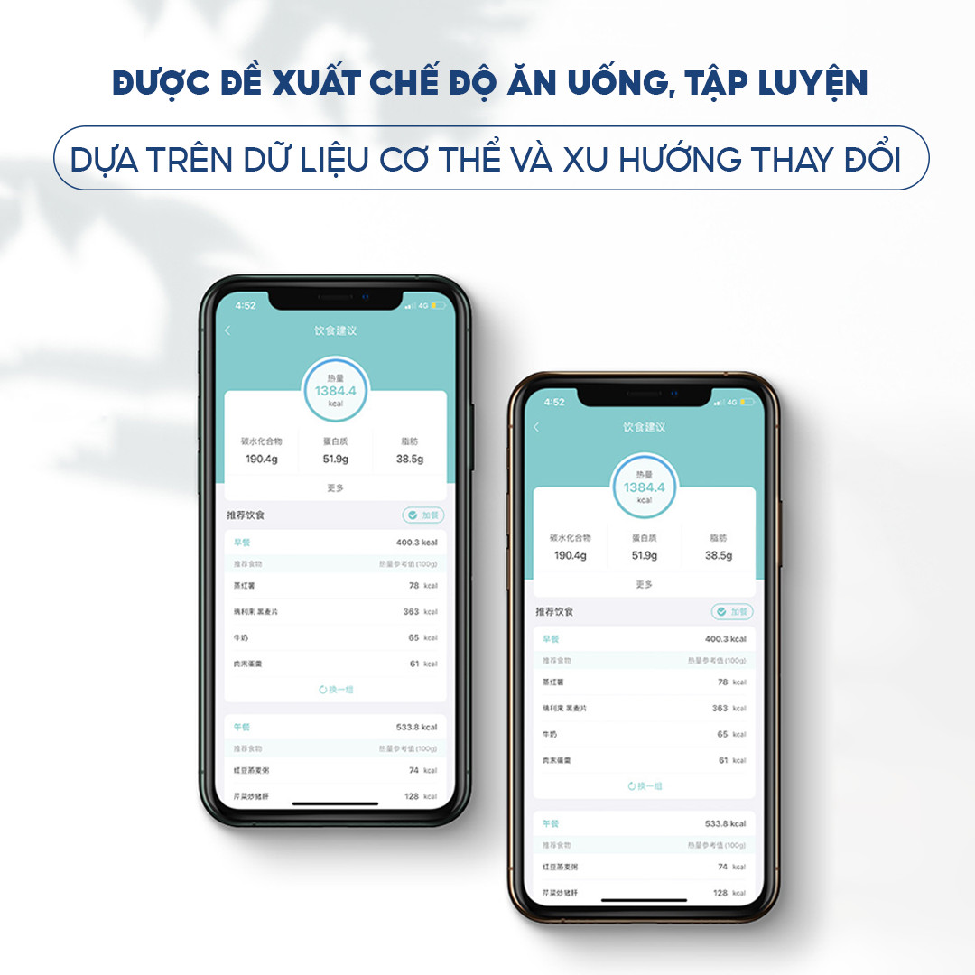 Mô tả Cân điện tử HOMCA S7, S7 pro Cân sức khỏe mặt kính dày 6mm - 6