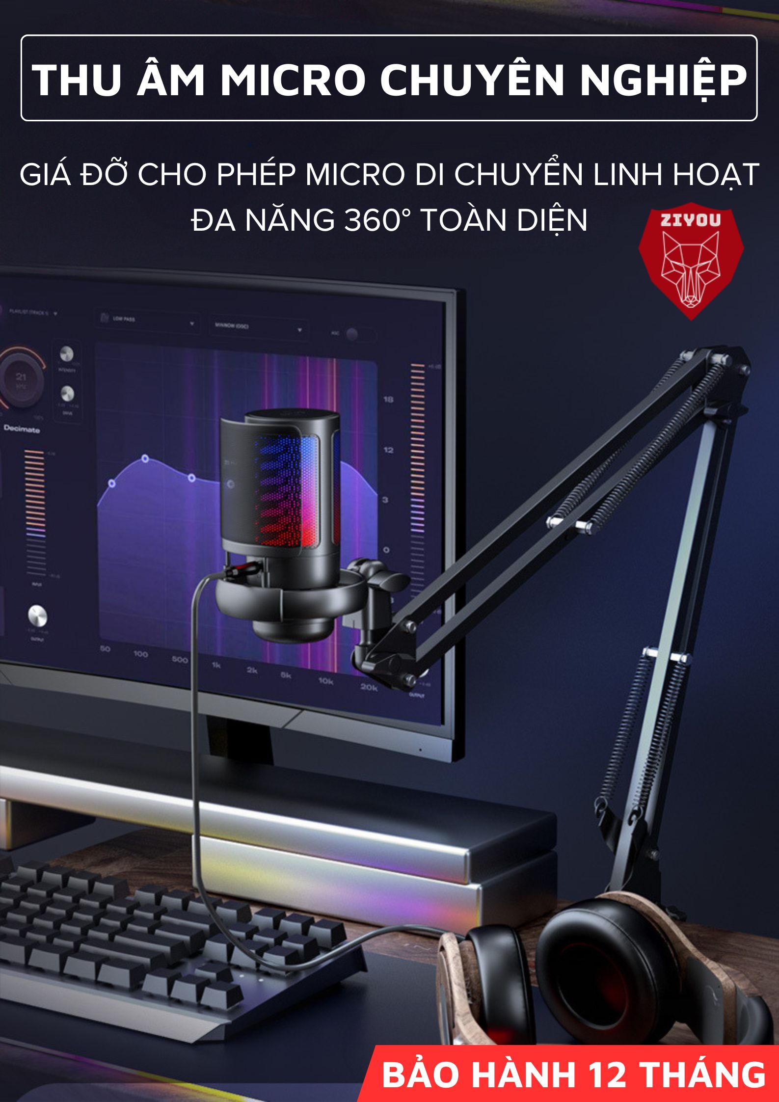 Micro ME6S kẹp bàn