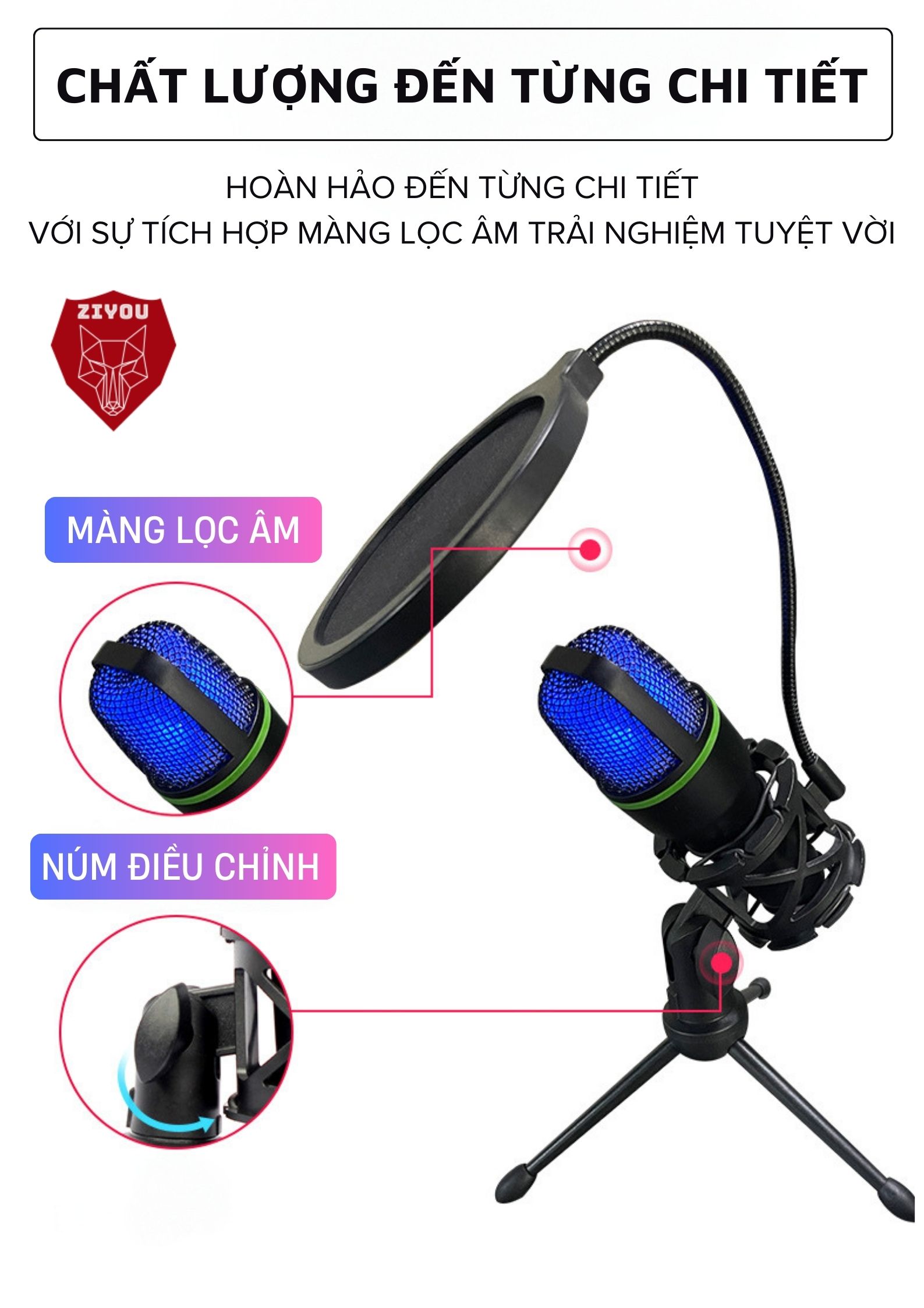Tính năng lọc tạp âm của Micro ShouFei ME4