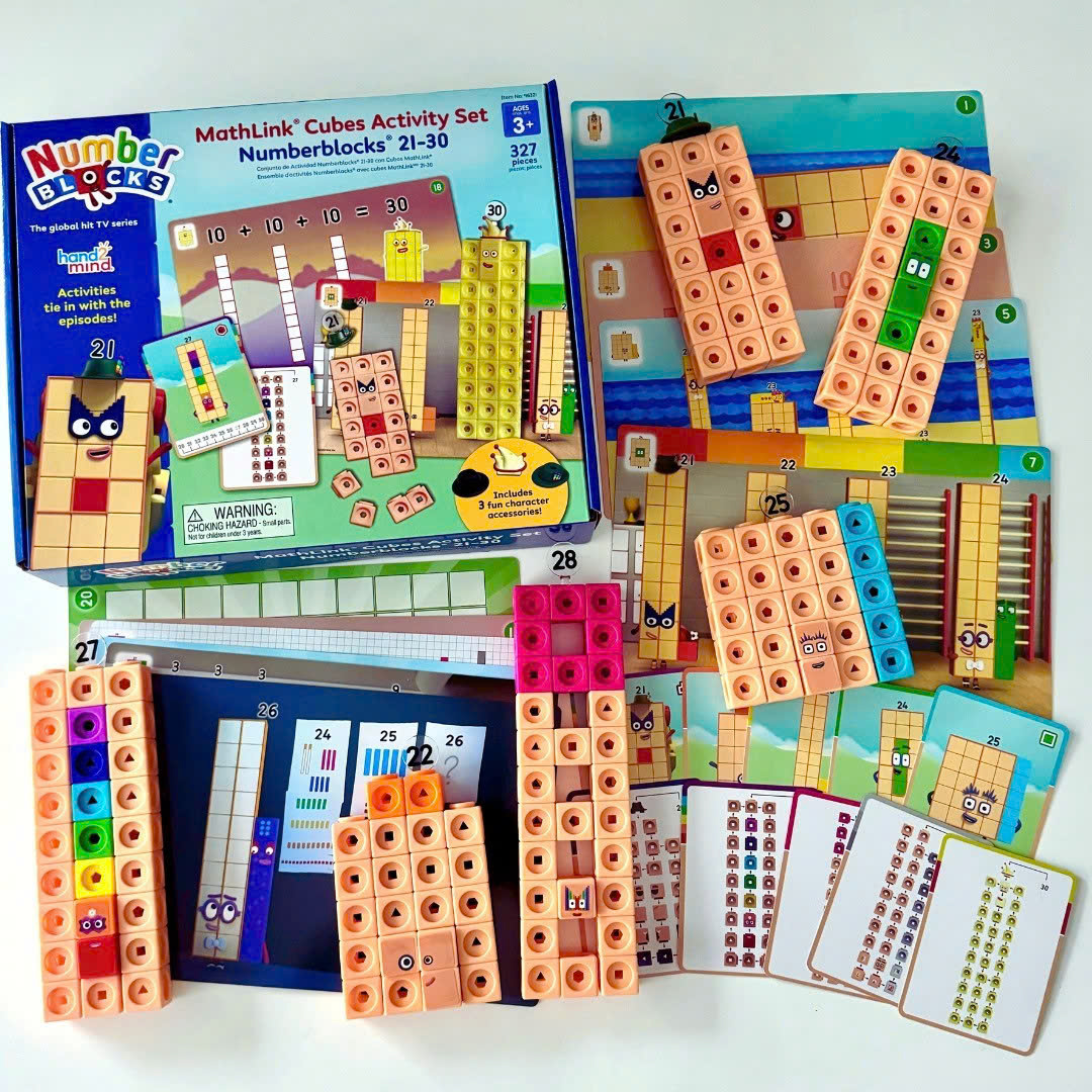 [Hàng nhâp khẩu Mỹ] Bộ học toán Mathlink Cubes Numberblocks 21 - 30 ...