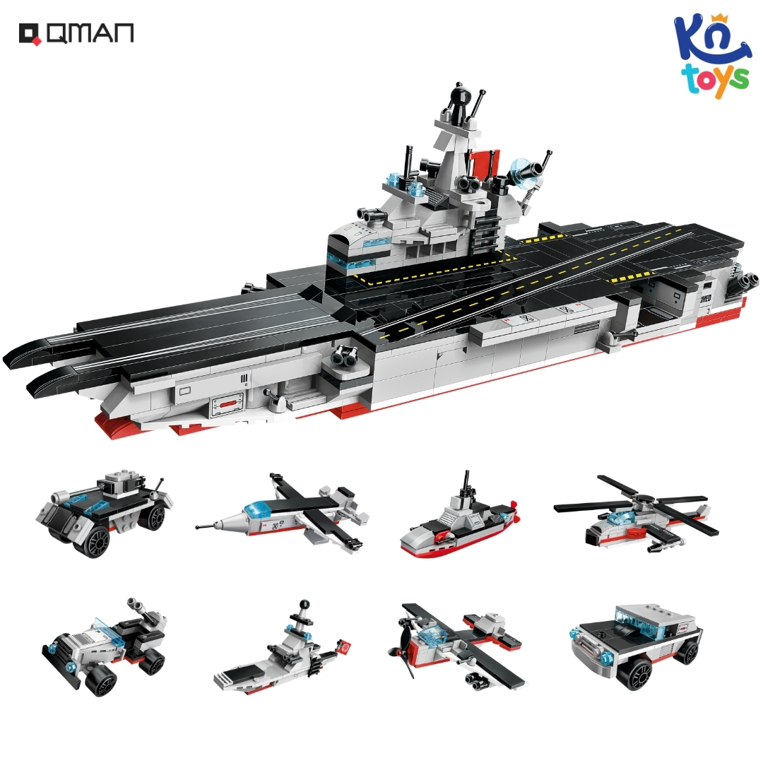 Mô tả Đồ chơi xếp hình, lắp ráp Qman 42205 - Tàu chạy bằng năng lượng h ạt nh ân (572 mảnh ghép) - 1