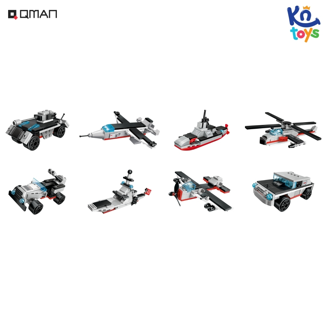 Mô tả Đồ chơi xếp hình, lắp ráp Qman 42205 - Tàu chạy bằng năng lượng h ạt nh ân (572 mảnh ghép) - 3