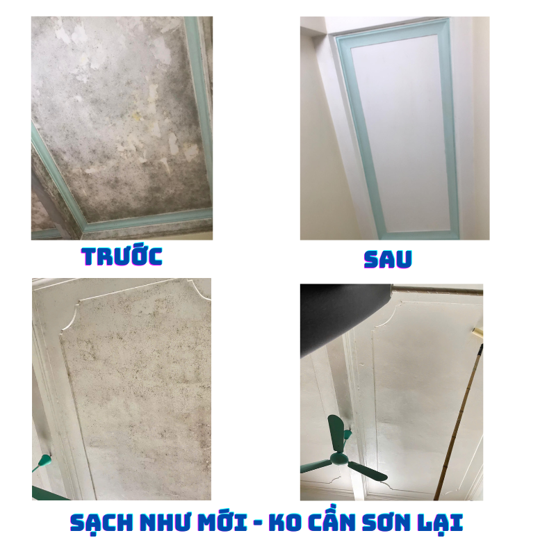 Mô tả Tẩy mốc trần tường TVS can 1.8lit mẫu mới, tẩy nấm mốc mọi chất liệu - 4