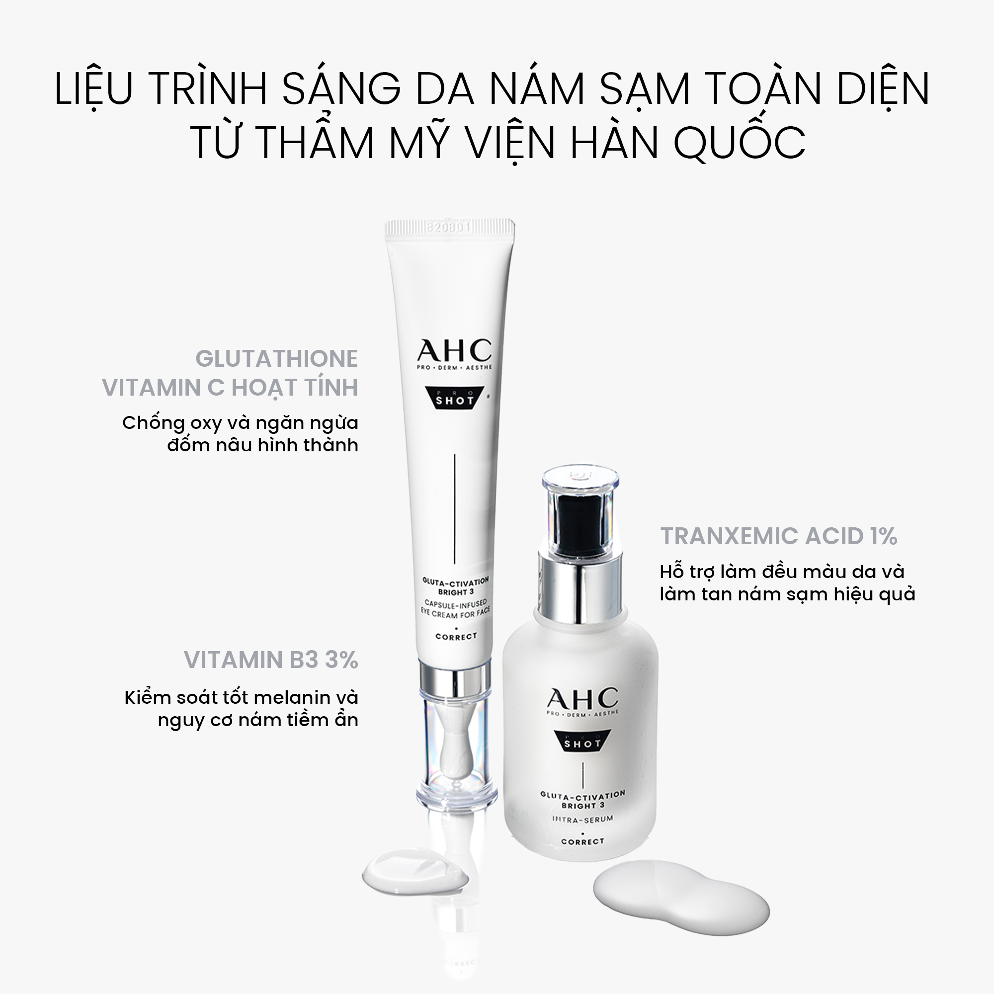 Serum AHC PROSHOT GLUTA-CTIVATION BRIGHT 3
