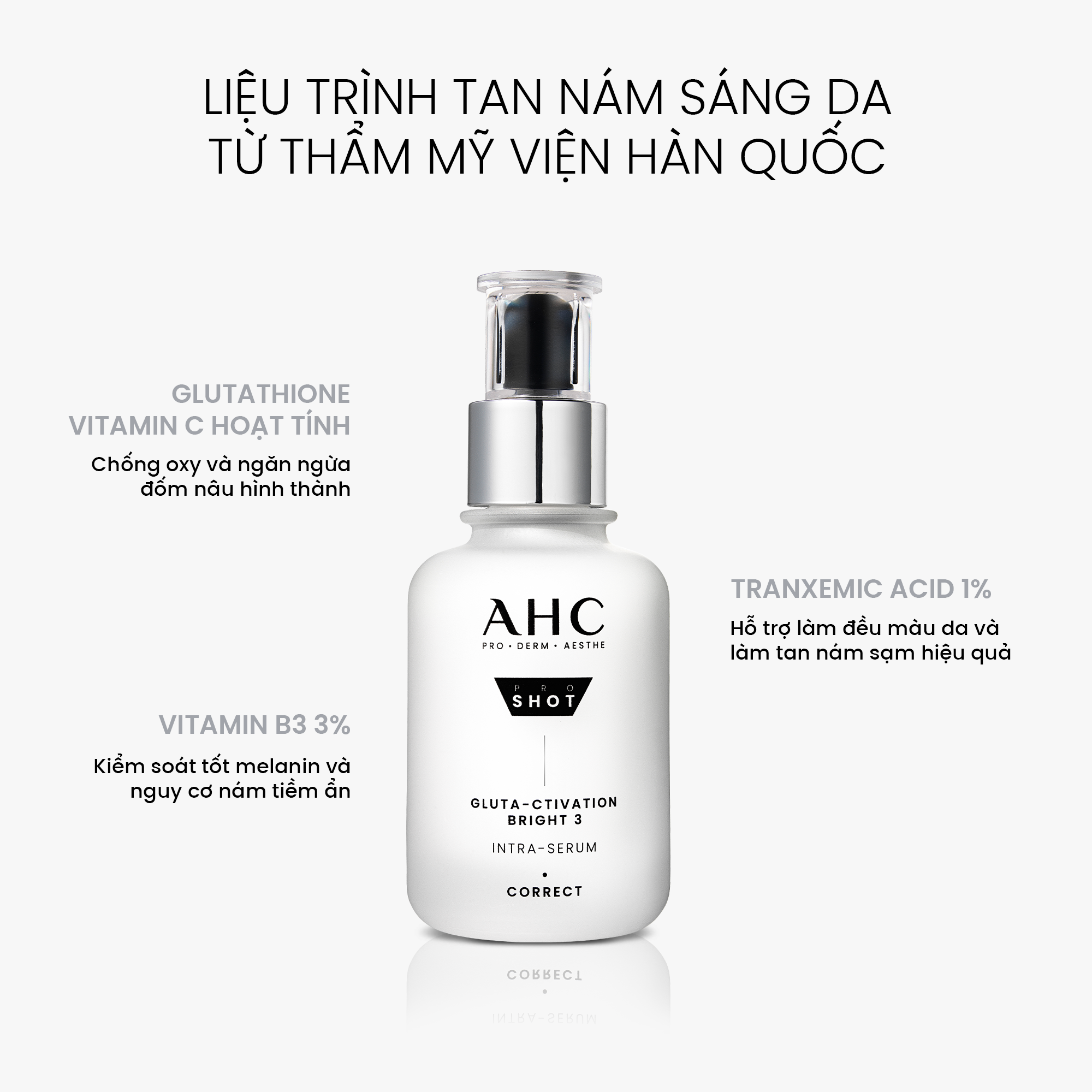 AHC PROSHOT GLUTA-CTIVATION BRIGHT 3 Routine