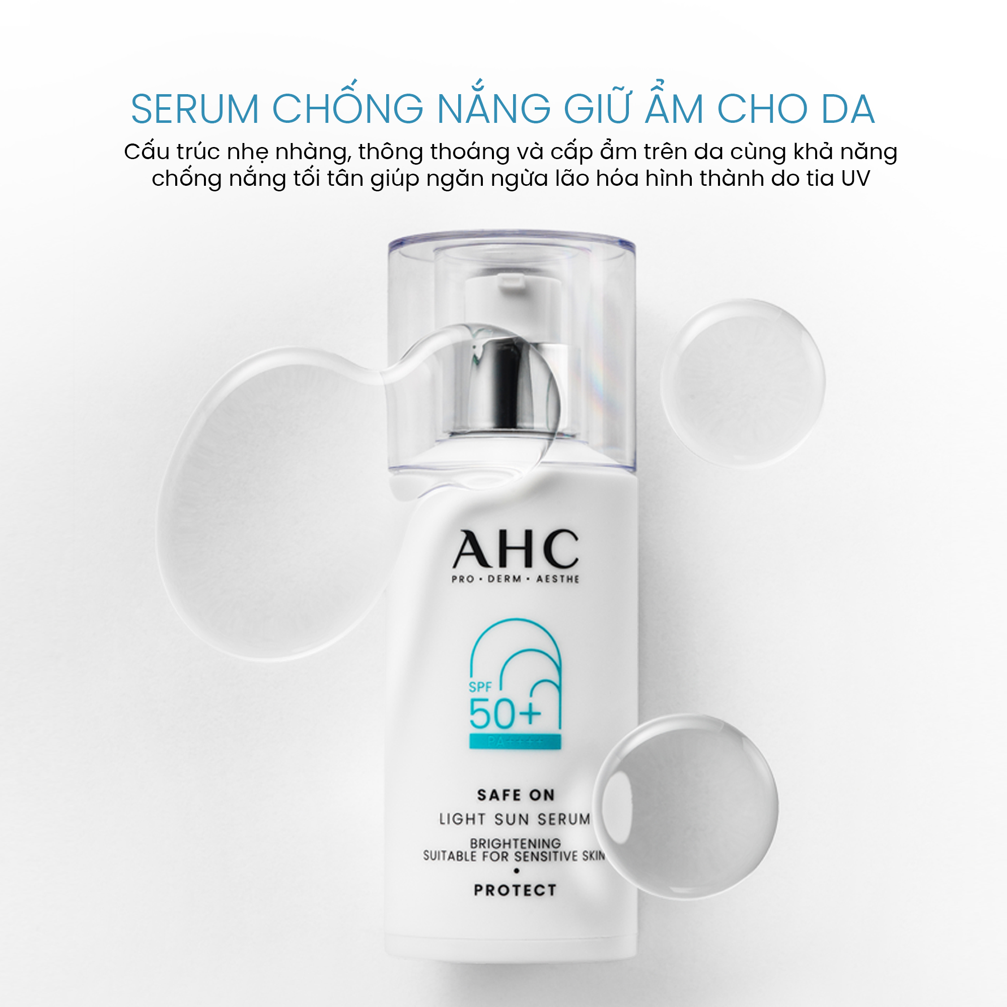 Mô tả Serum Chống nắng Lành Tính AHC SAFE ON 40ML - 2