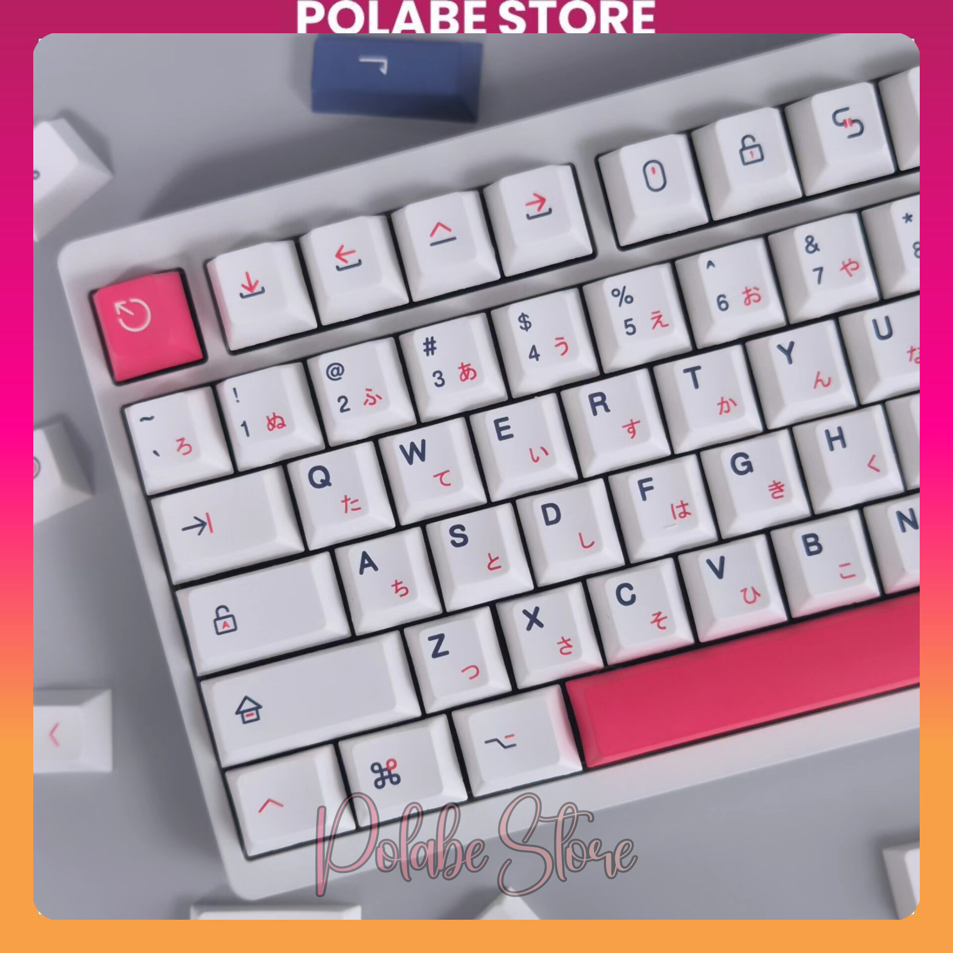 Keycap Kon Momo Cherry Profile Keycap PBT Bàn Phím Cơ Polabe Store ...