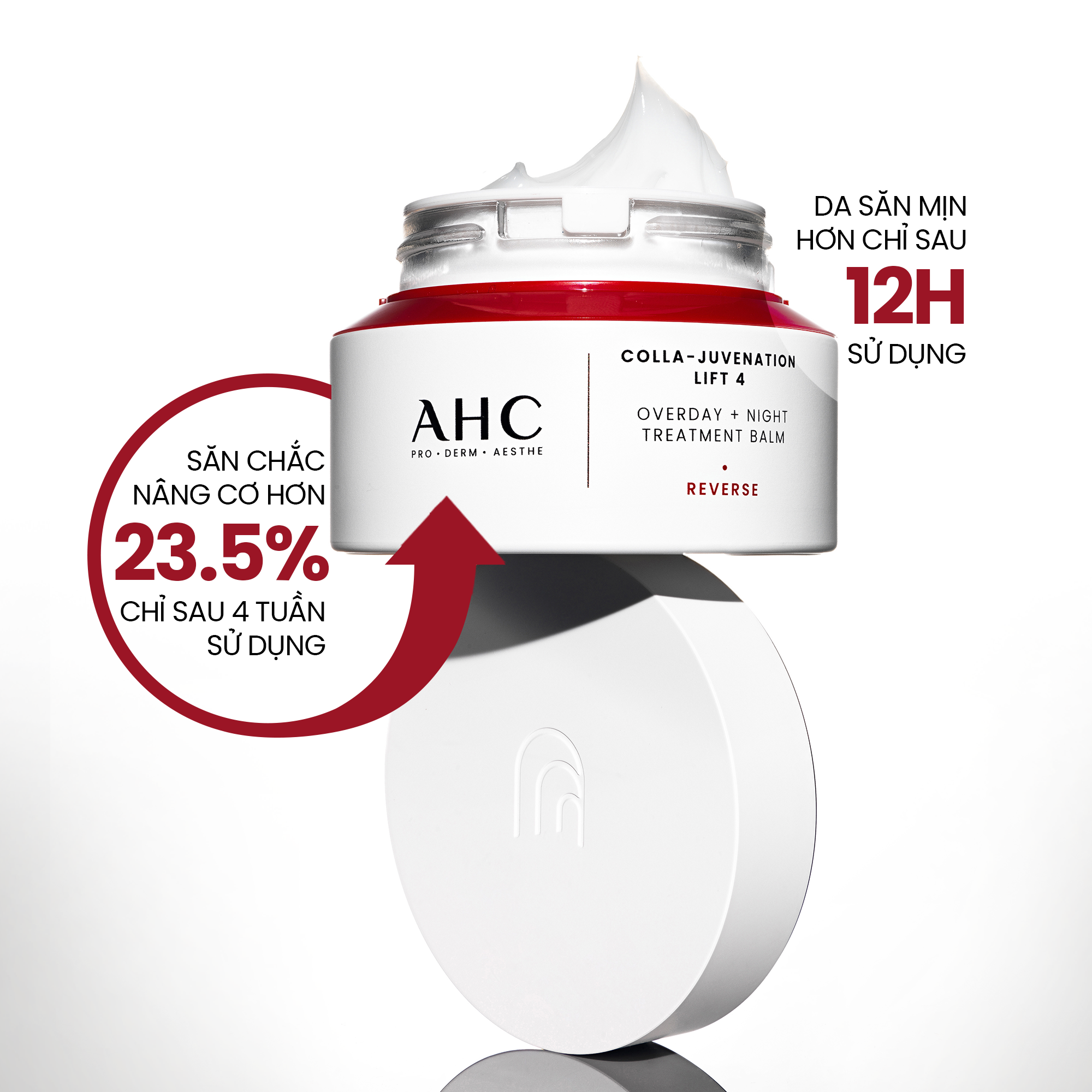 Mô tả Kem dưỡng kiêm mặt nạ ngủ chống lão hóa săn chắc da COLLA-JUVENTATION LIFT 4 AHC 50ML - 1