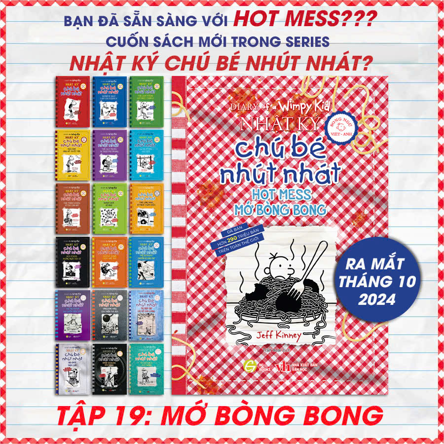 Mô tả Sách Nhật Ký Chú Bé Nhút Nhát song ngữ tập lẻ - Diary of a Wimpy Kid tặng kèm file nghe note từ vựng - 6