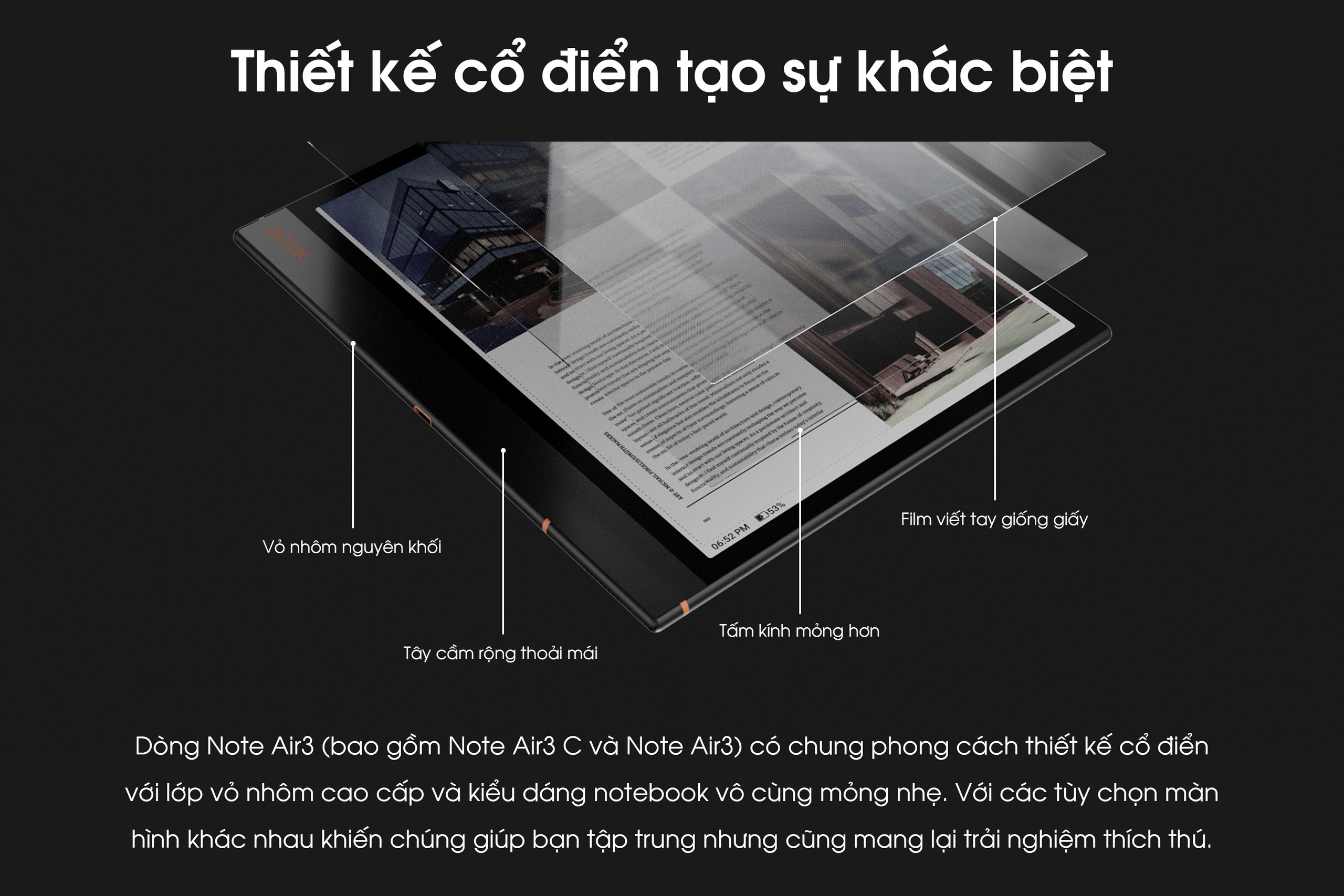 Máy đọc sách Boox Note Air 3 C 64Gb chính hãng | Shopee Việt Nam