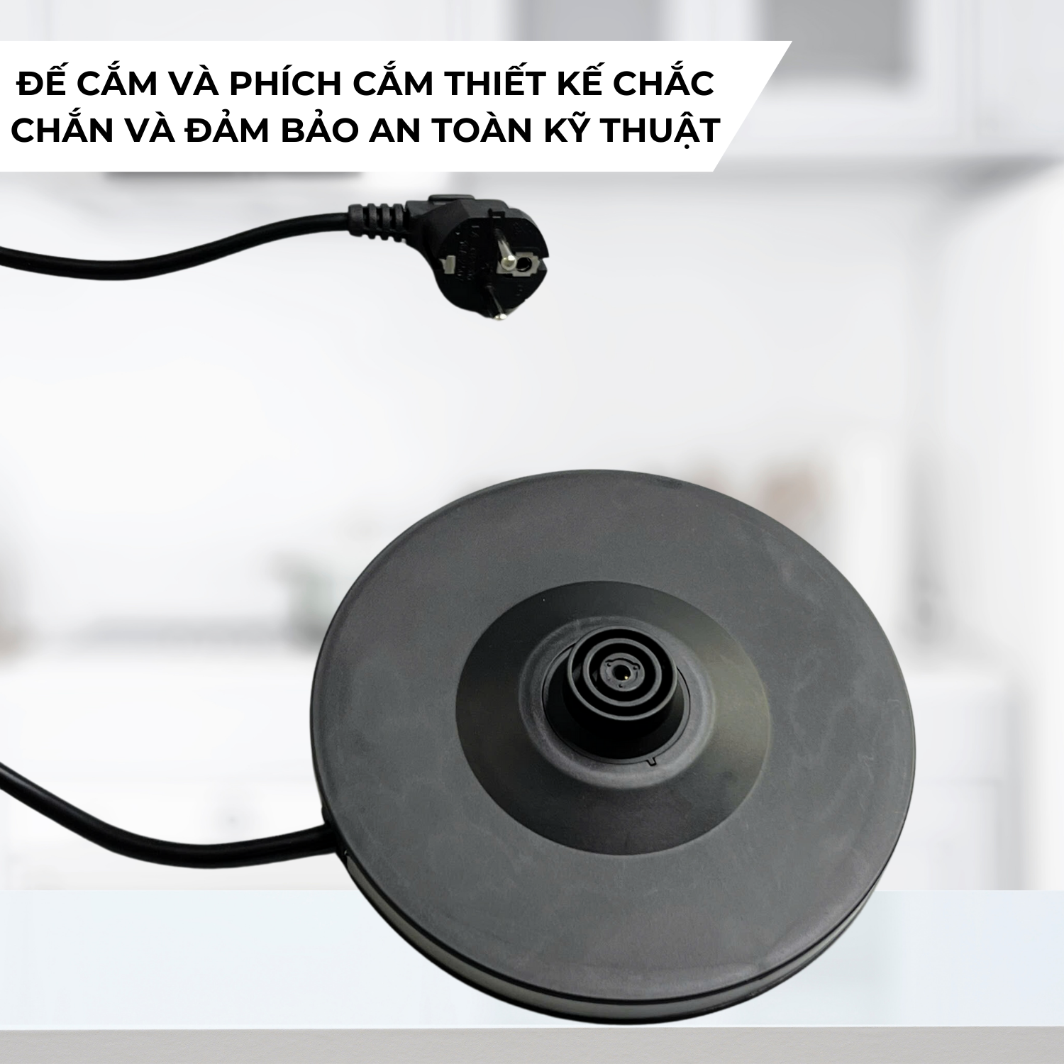 Mô tả Ấm siêu tốc inox 304 cao cấp đảm bảo an toàn 1.8L Daewoo DWK-S1805 đế xoay 360 độ  - Hàng chính hãng BH 2 năm - 6