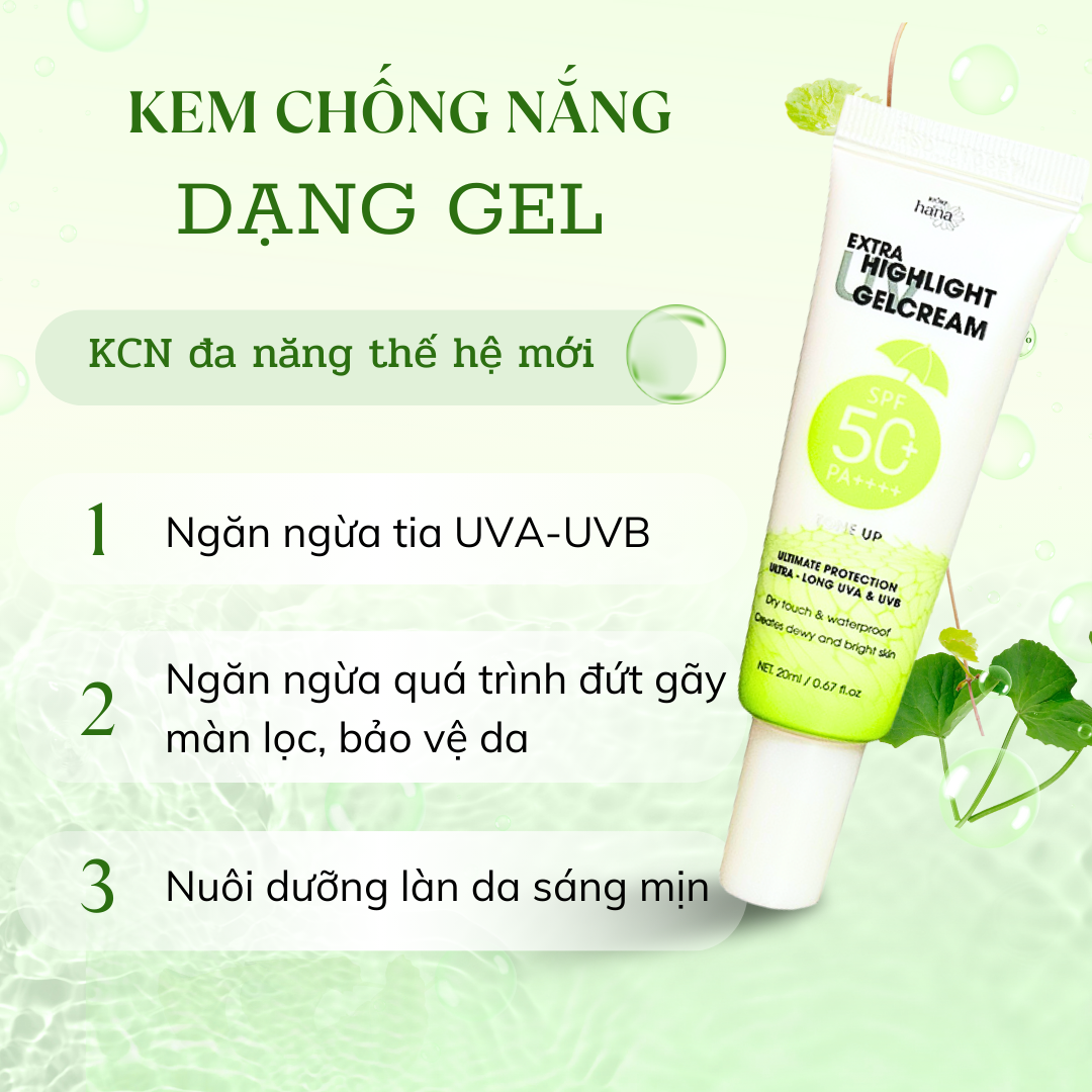 Review kem chống nắng RIORI HANA