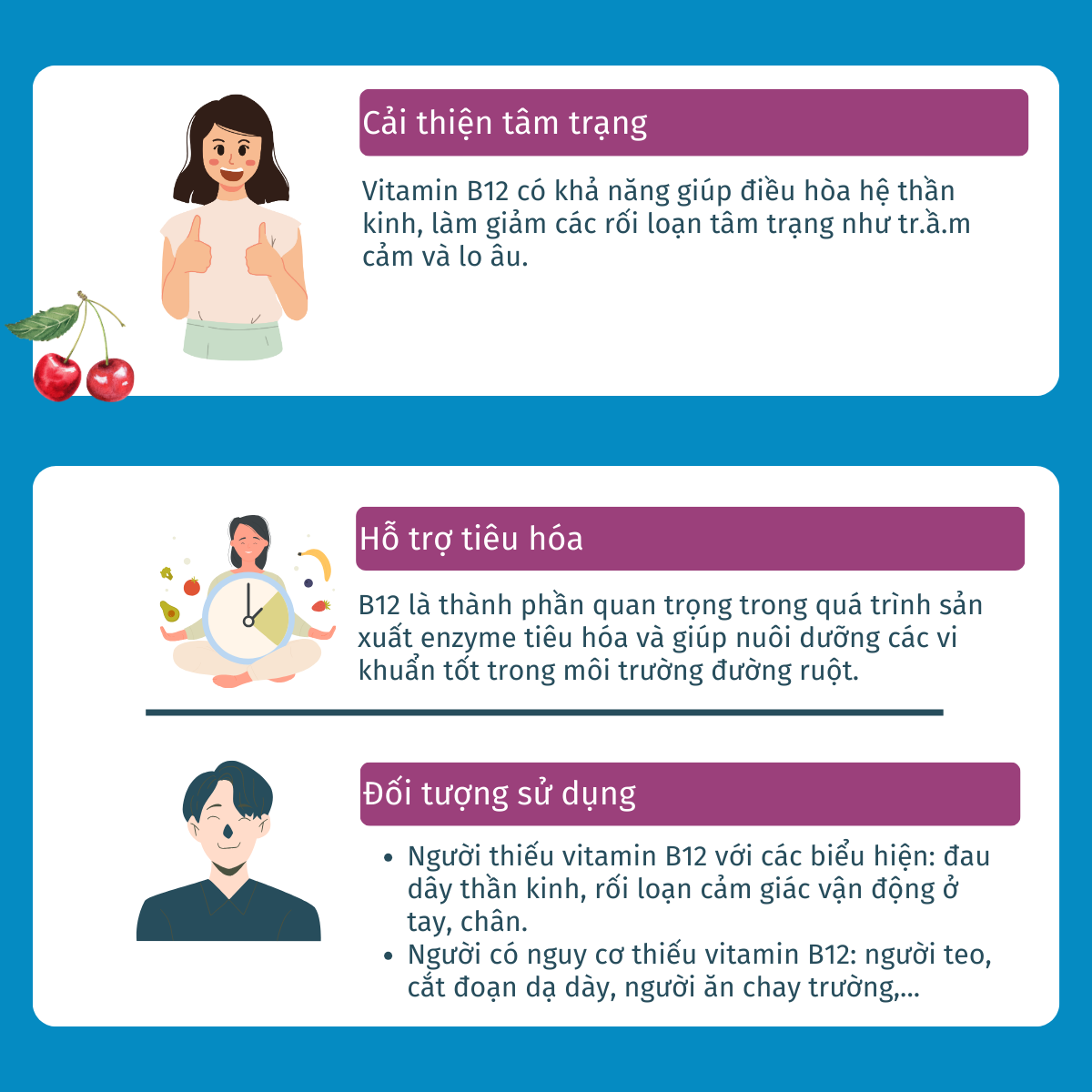 Mô tả Viên ngậm hỗ trợ tạo máu và hệ thần kinh THE VITAMIN SHOPPE B12 Methylcobalamin 1000 MCG 60 viên - 3