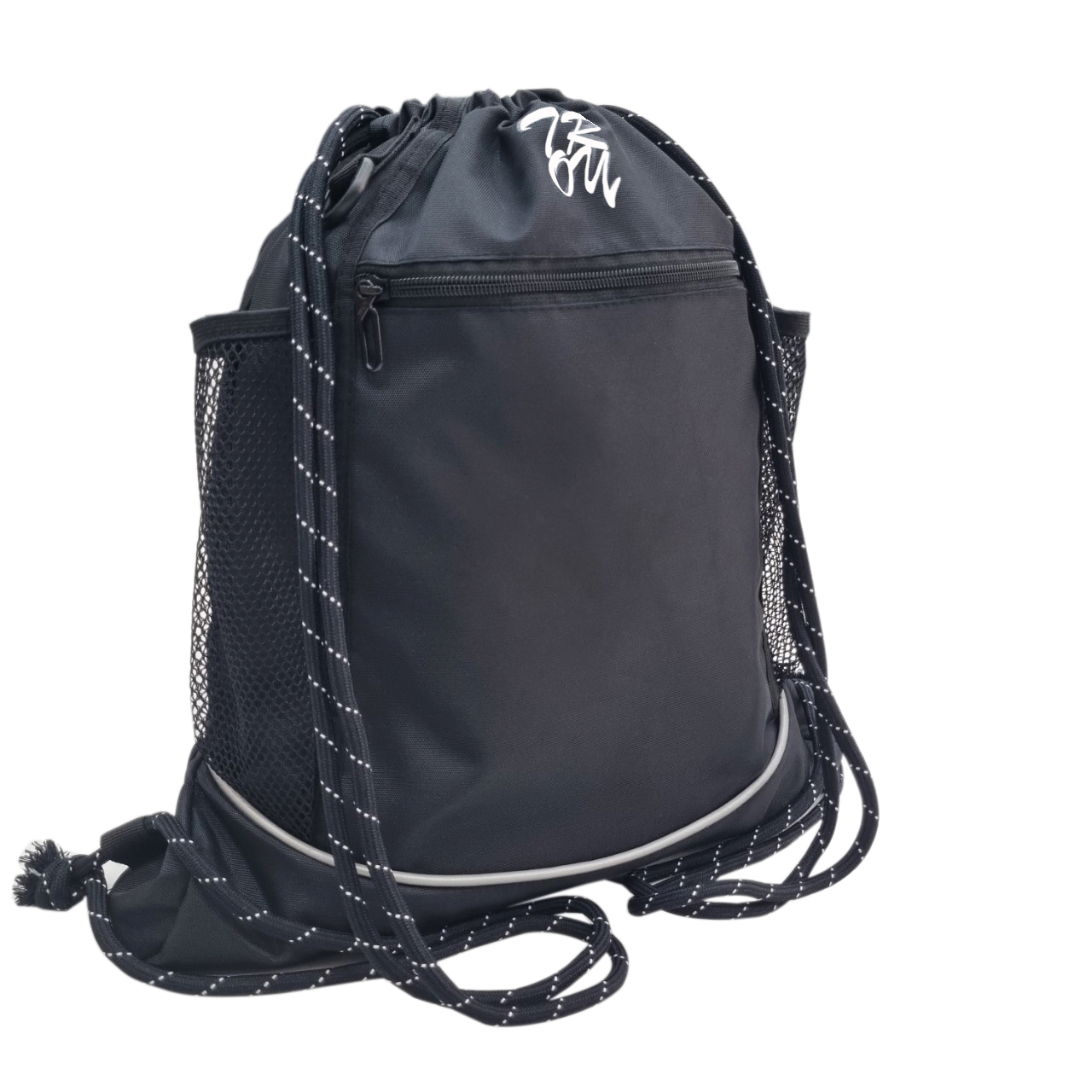 Mô tả Balo dây rút thể thao có ngăn lưới đựng bóng rổ, bóng đá TROY Sport, vải bố PVC chống thấm - 1