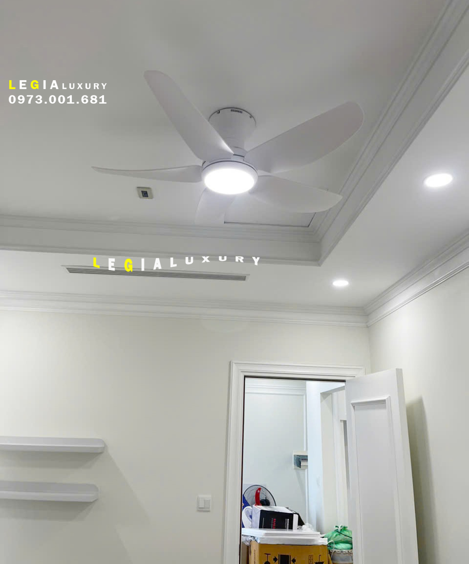 Mô tả Quạt Trần Mini chung cư Cao Cấp ERF968 phù hợp phòng diện tích 7m2 đến 15m2 - 11