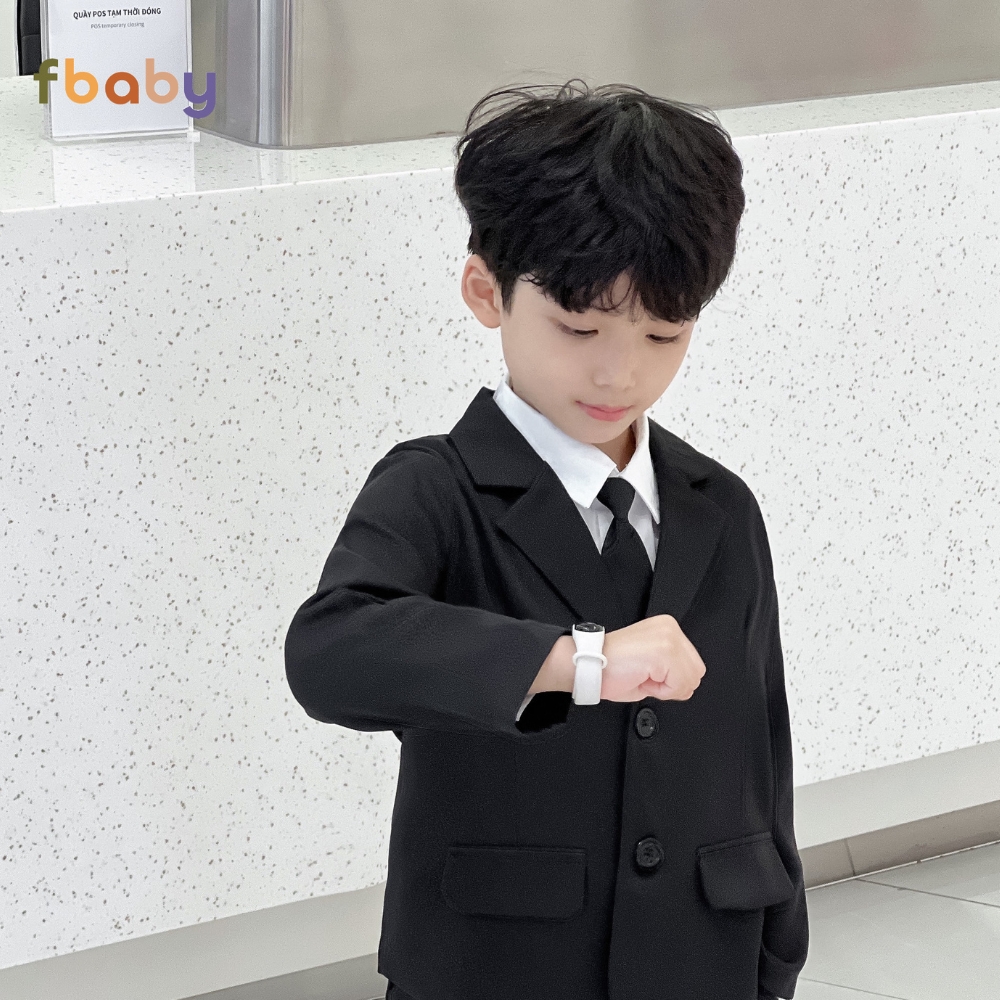Mô tả Set Bộ Vest Bé Trai Fbaby Kèm Áo Sơ Mi, Cavat Hàn Quốc Cao Cấp Phong Cách Mặc Sự Kiện Dự Tiệc Đi Chơi Lịch Sự - 3