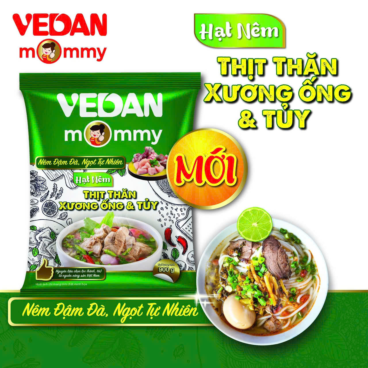 Mô tả Hạt Nêm MOMMY VEDAN Xương Ống Và Tuỷ - 1