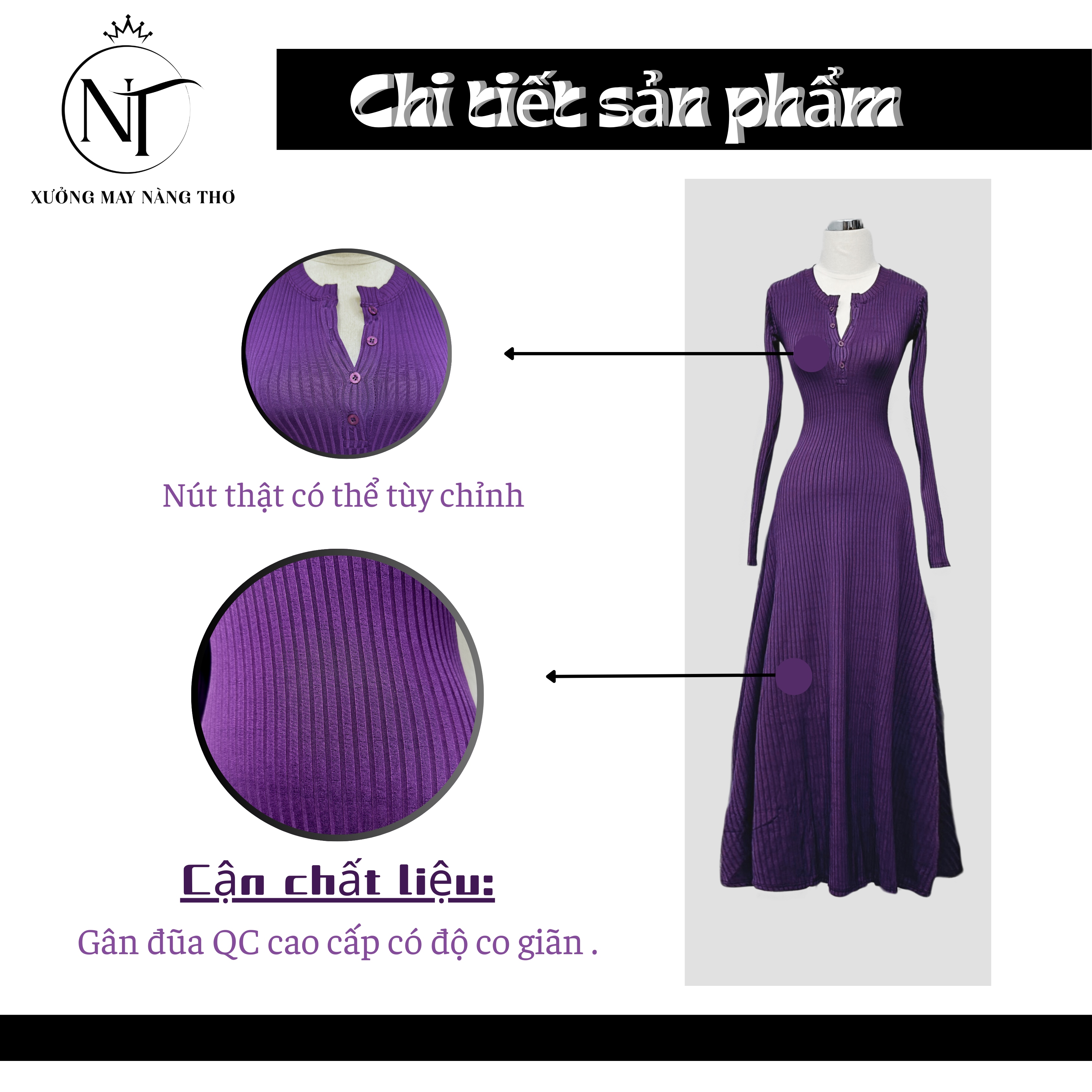 Đầm thun dáng ôm body đẹp