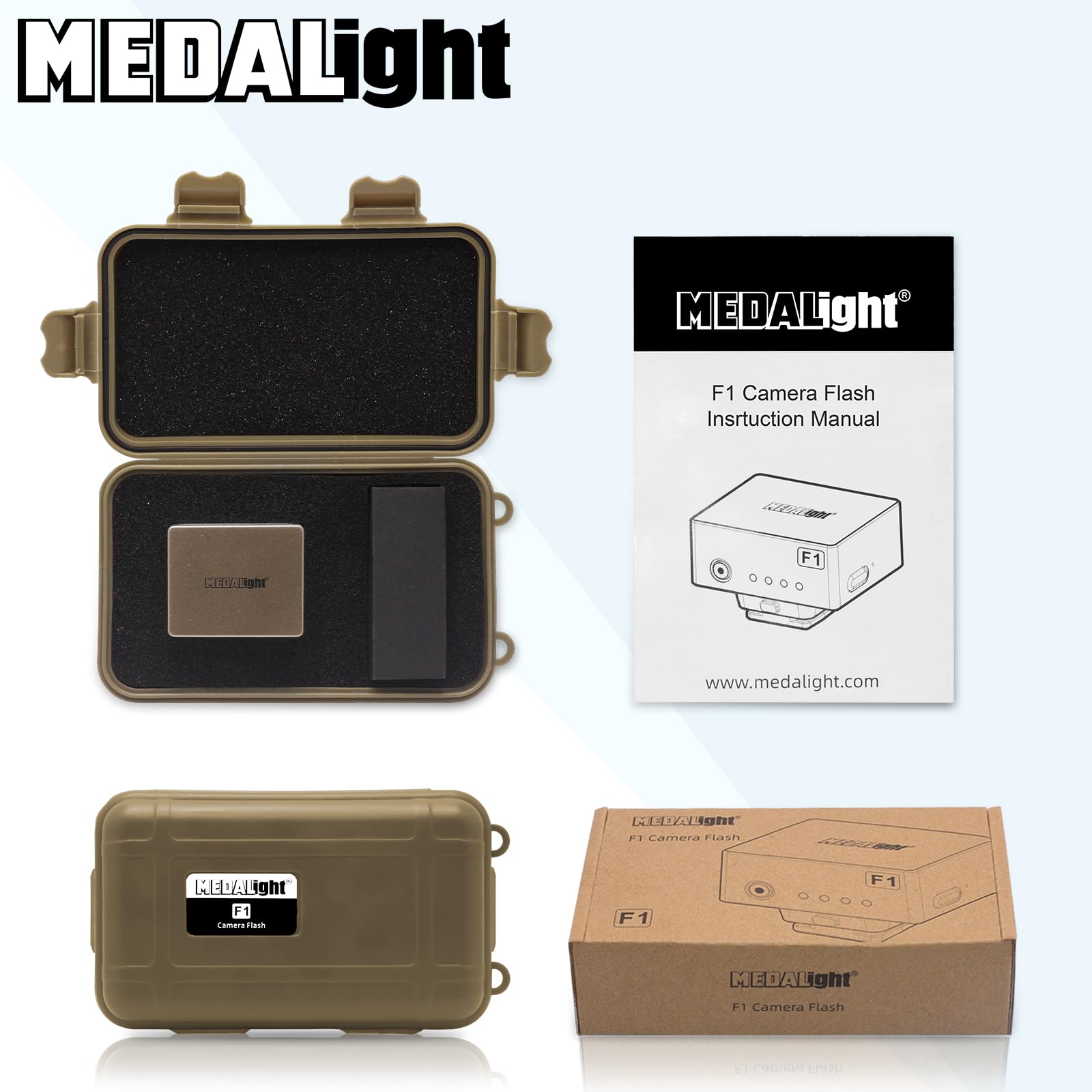 Đèn Flash Mini Medalight F1 & F1 Metal Dành Cho Máy Ảnh Compact ...