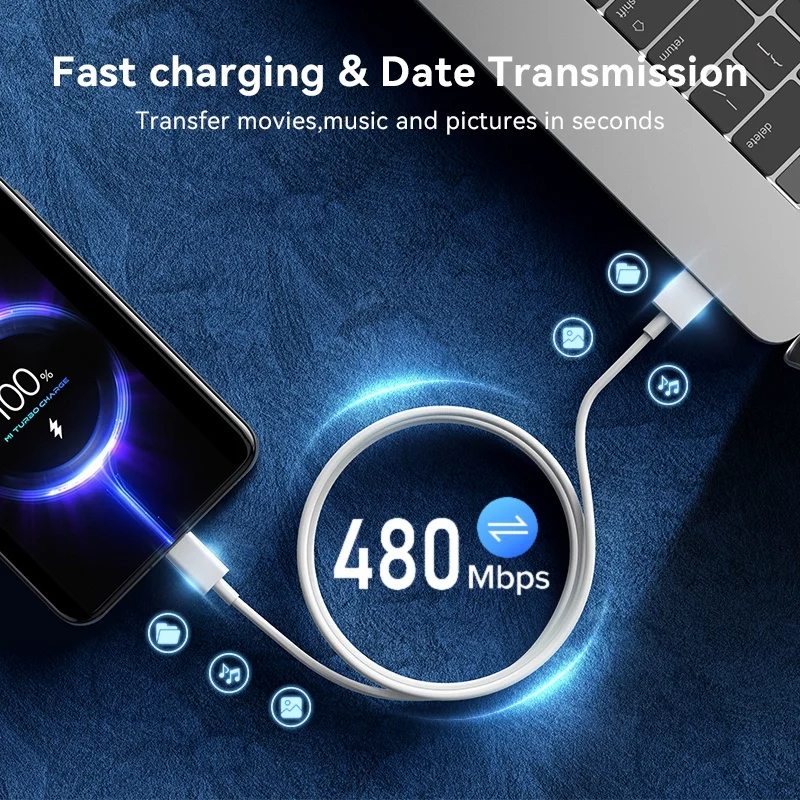 Dây sạc 3A sạc nhanh cực chất Type C tương thich tốt cho Xiaomi và nhiều dòng Android Bảo hành 1 đổi 1 - Goteca – ảnh mô tả chi tiết 1