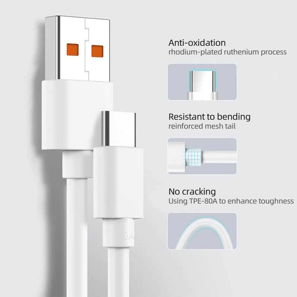 Dây sạc 3A sạc nhanh cực chất Type C tương thich tốt cho Xiaomi và nhiều dòng Android Bảo hành 1 đổi 1 - Goteca – ảnh mô tả chi tiết 3