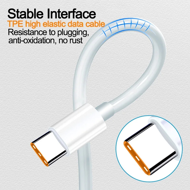 Dây sạc 3A sạc nhanh cực chất Type C tương thich tốt cho Xiaomi và nhiều dòng Android Bảo hành 1 đổi 1 - Goteca – ảnh mô tả chi tiết 5