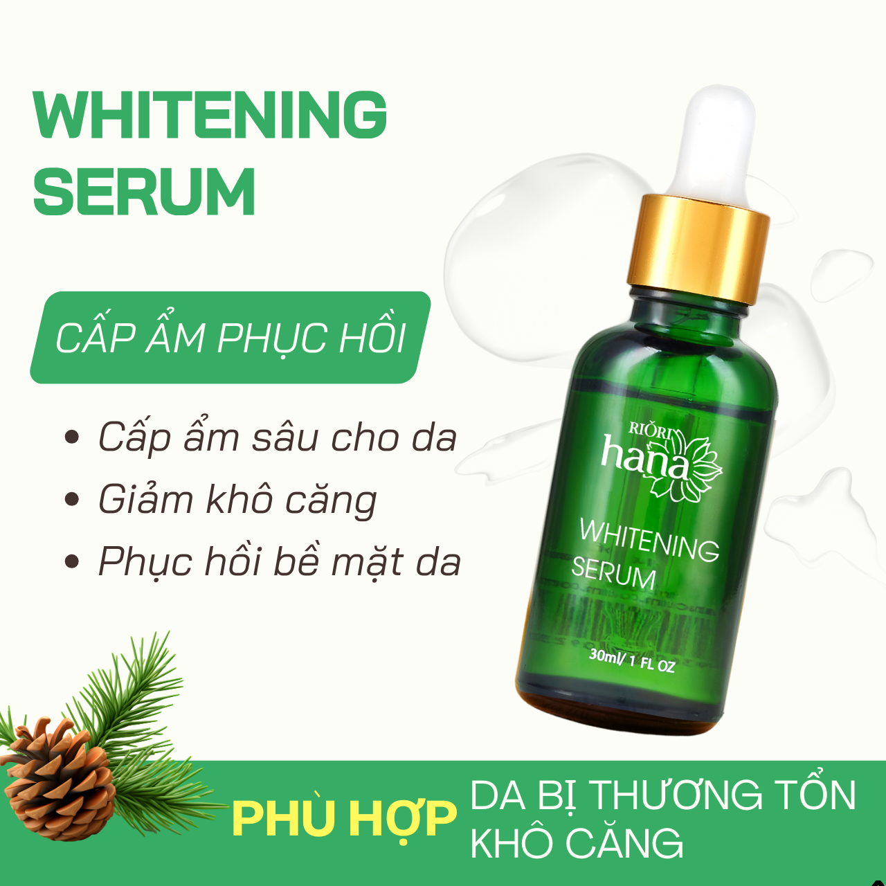 RIORI HANA Whitening Serum Texture