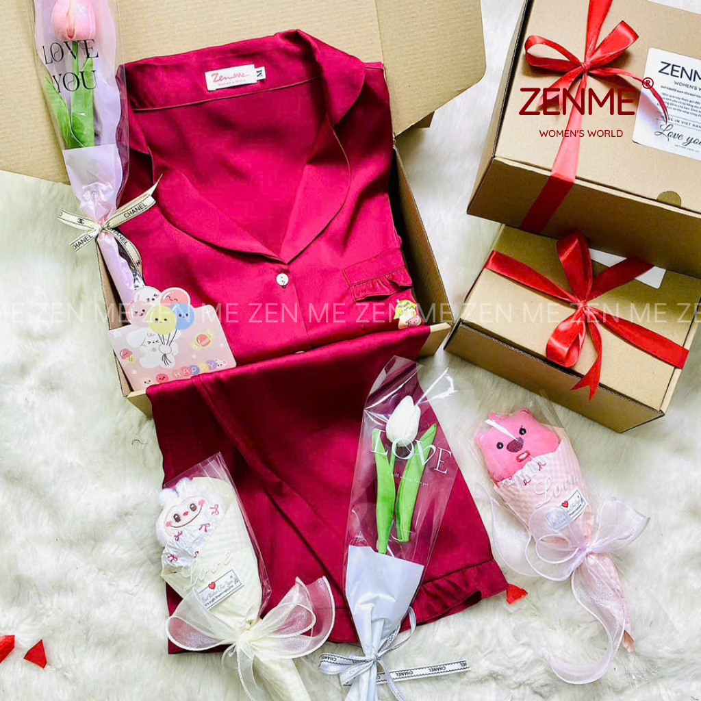 Mô tả Hộp Đựng Quà Tặng ZENME Sang Trọng Zen Me Gift Set Có Hoa và Quà - Special Packet - 5