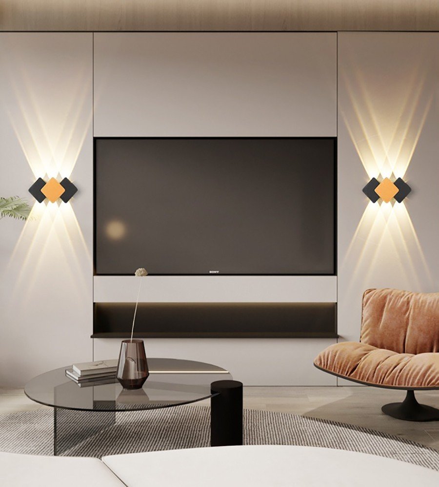 Mô tả Đèn Hắt Tường Chống Nước Energy Green Lighting 2 Đầu Chiếu Sáng DT-02119 - Trang Trí Trong Nhà / Ngoài Trời - 2