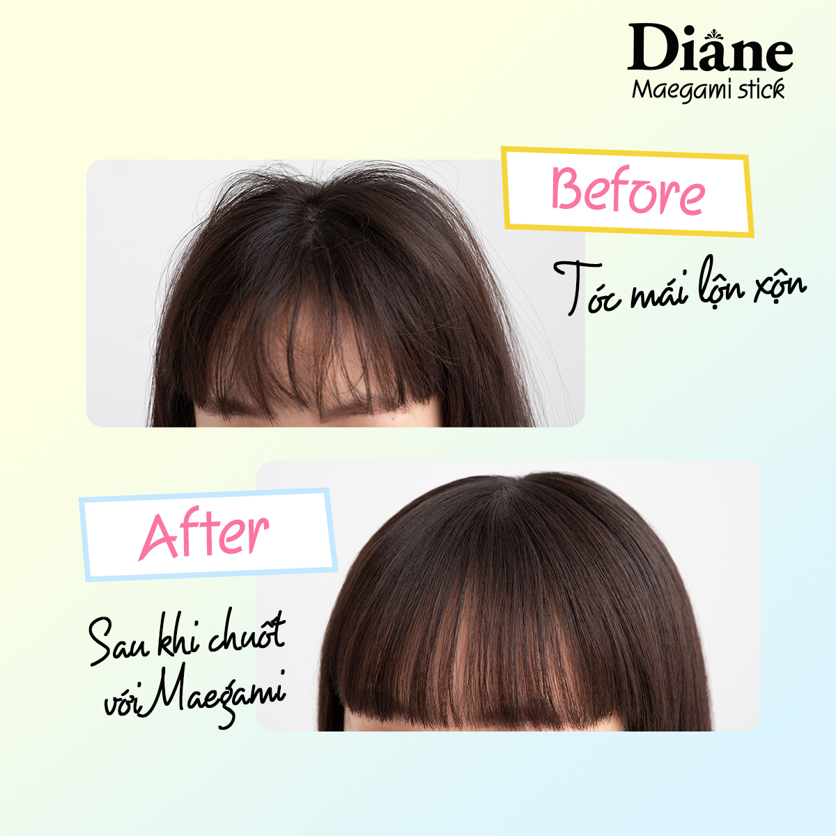 Mô tả Mascara chuốt tóc giữ nếp mềm mượt tự nhiên tạo kiểu tóc Diane Maegami Stick Natural 10ml - 4