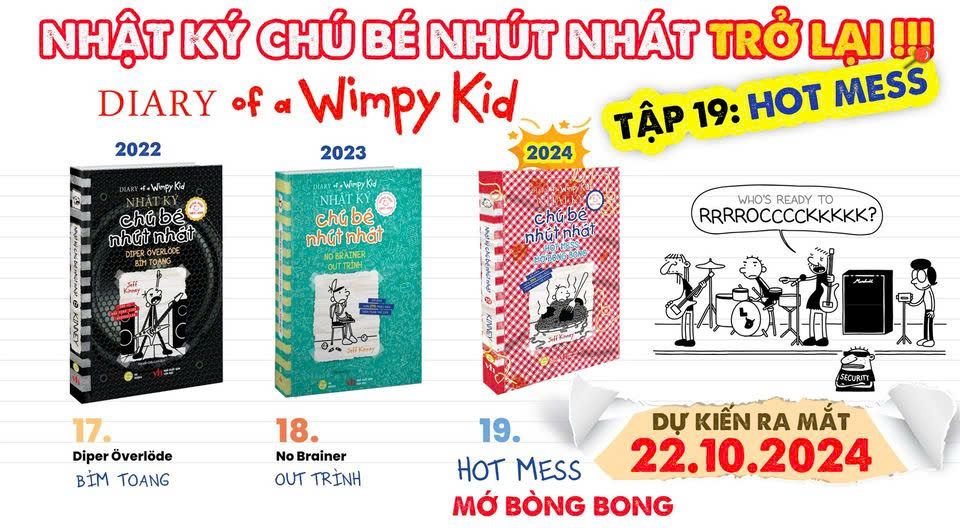 Mô tả Sách Nhật ký Chú Bé Nhút Nhát Tập 19 song Ngữ - Diary Of A Wimpy Kid tặng file nghe và note từ vựng - 1