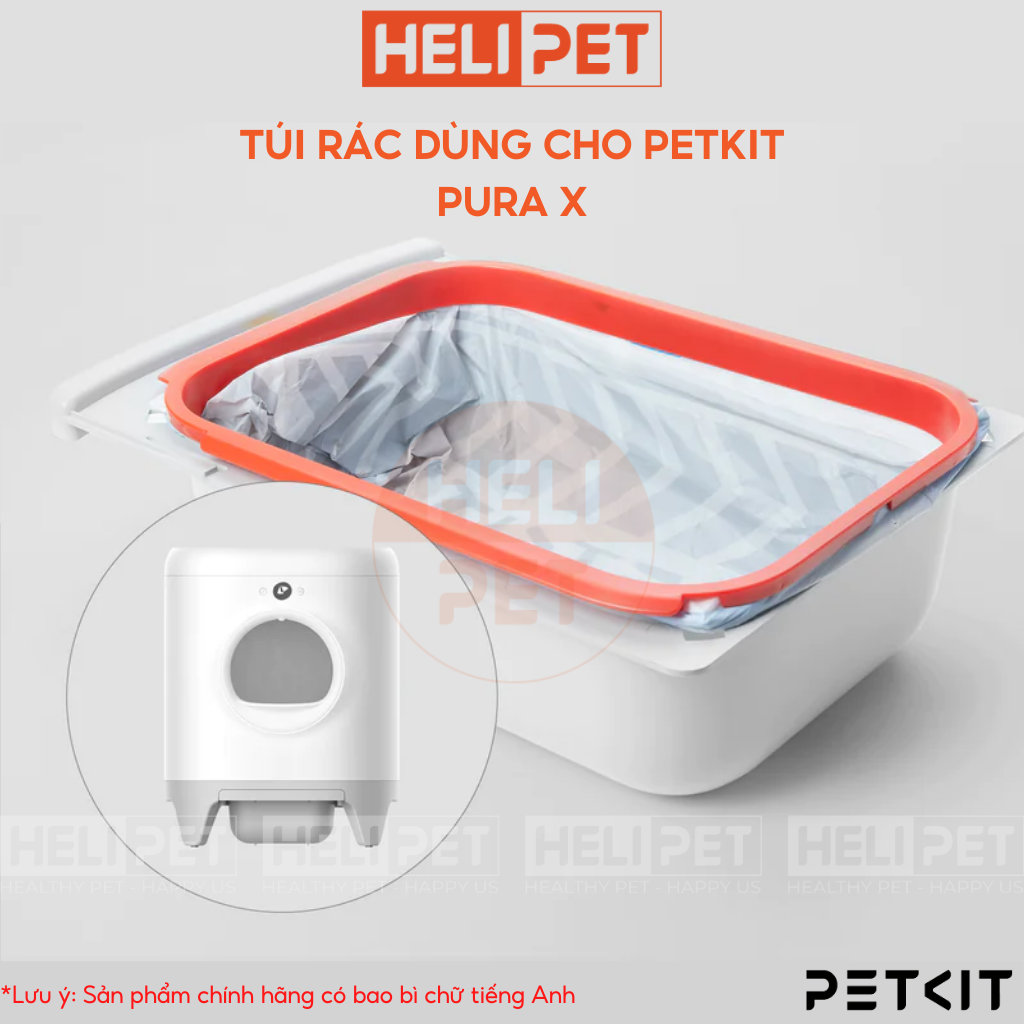Mô tả Túi Rác PETKIT Dùng Cho Máy Dọn Phân Mèo Pura Max, Pura X, Purobot Max Pro - HELIPET - 3