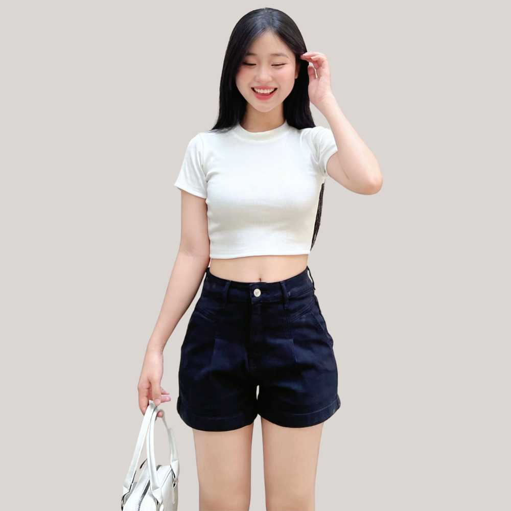 Quần Short Jeans Nữ TTTHAO - Thoải mái hoạt động