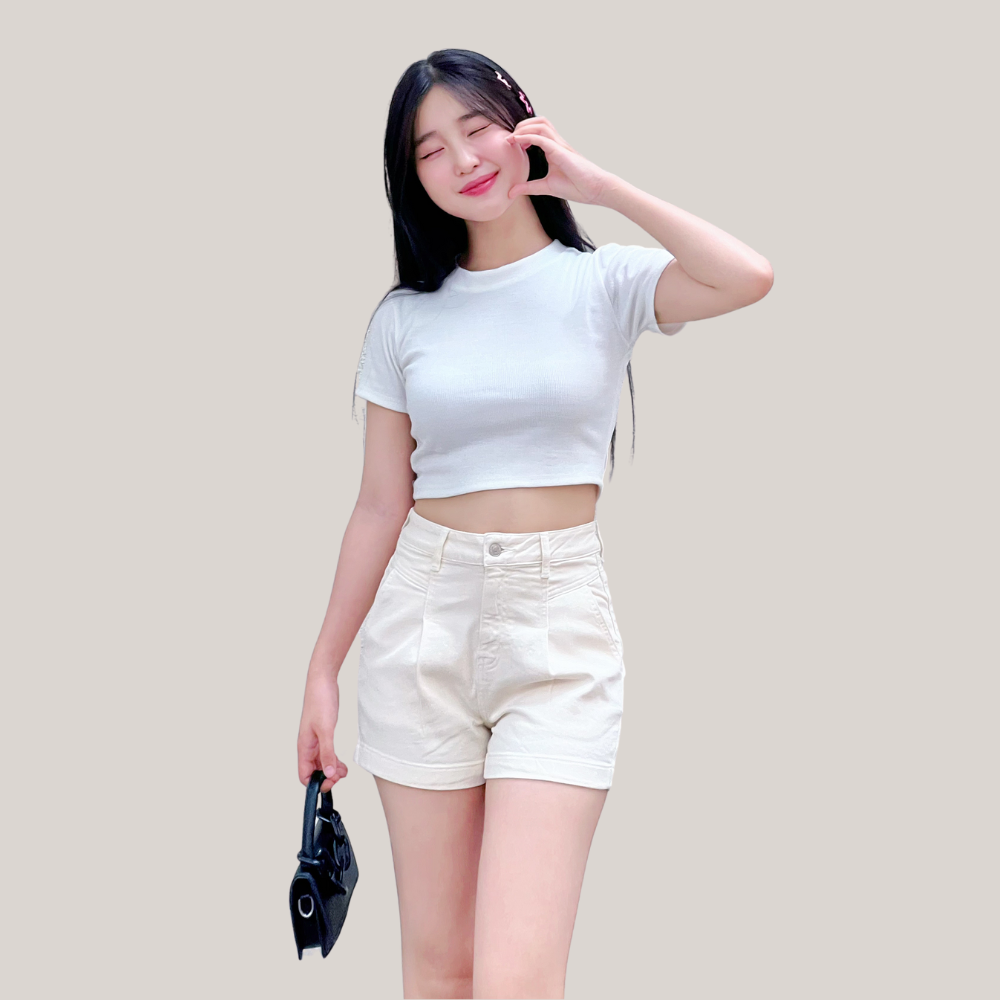 Quần Short Jeans Nữ TTTHAO - Đường may tỉ mỉ