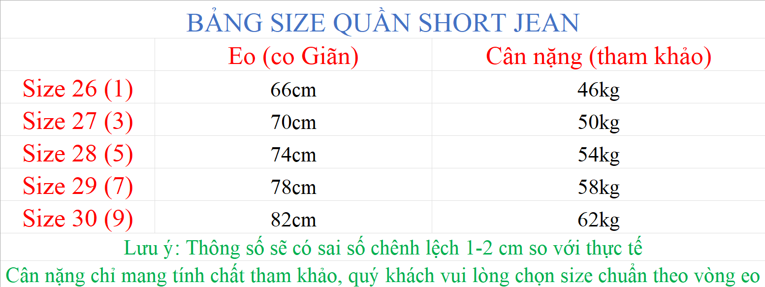 Quần Short Jeans Nữ TTTHAO Chiết Ly - Màu Nhạt