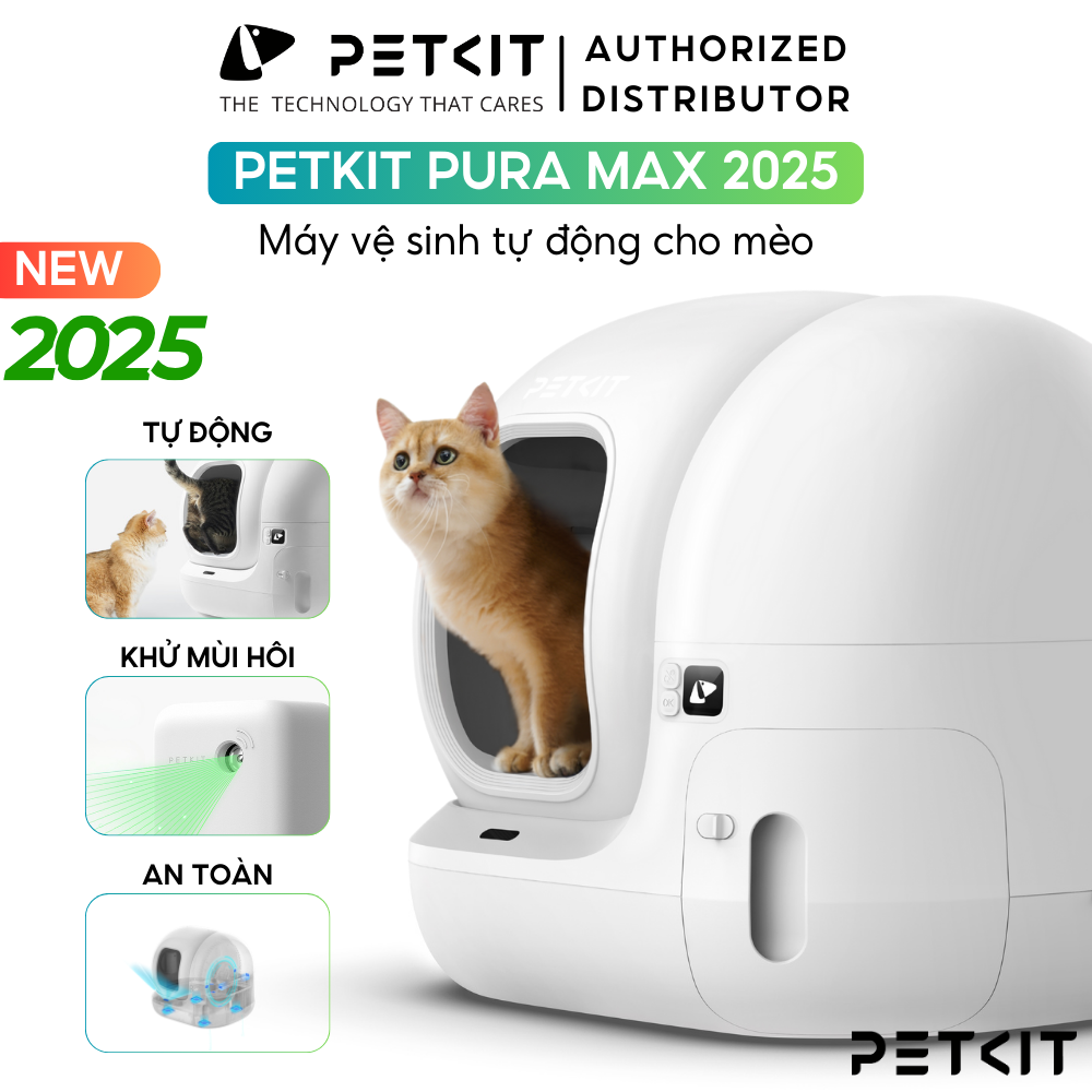 Nhà vệ sinh tự động Petkit Pura Max 2025