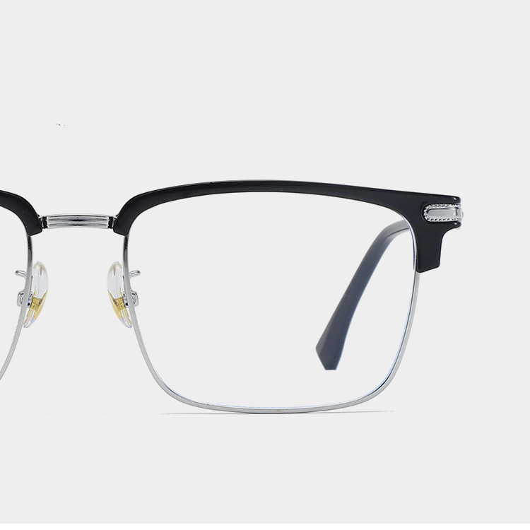 Mô tả Gọng kính cận nửa viền thời trang nam nữ ANDU EYEWEAR dáng vuông chất liệu TITAN - 31262 - 6