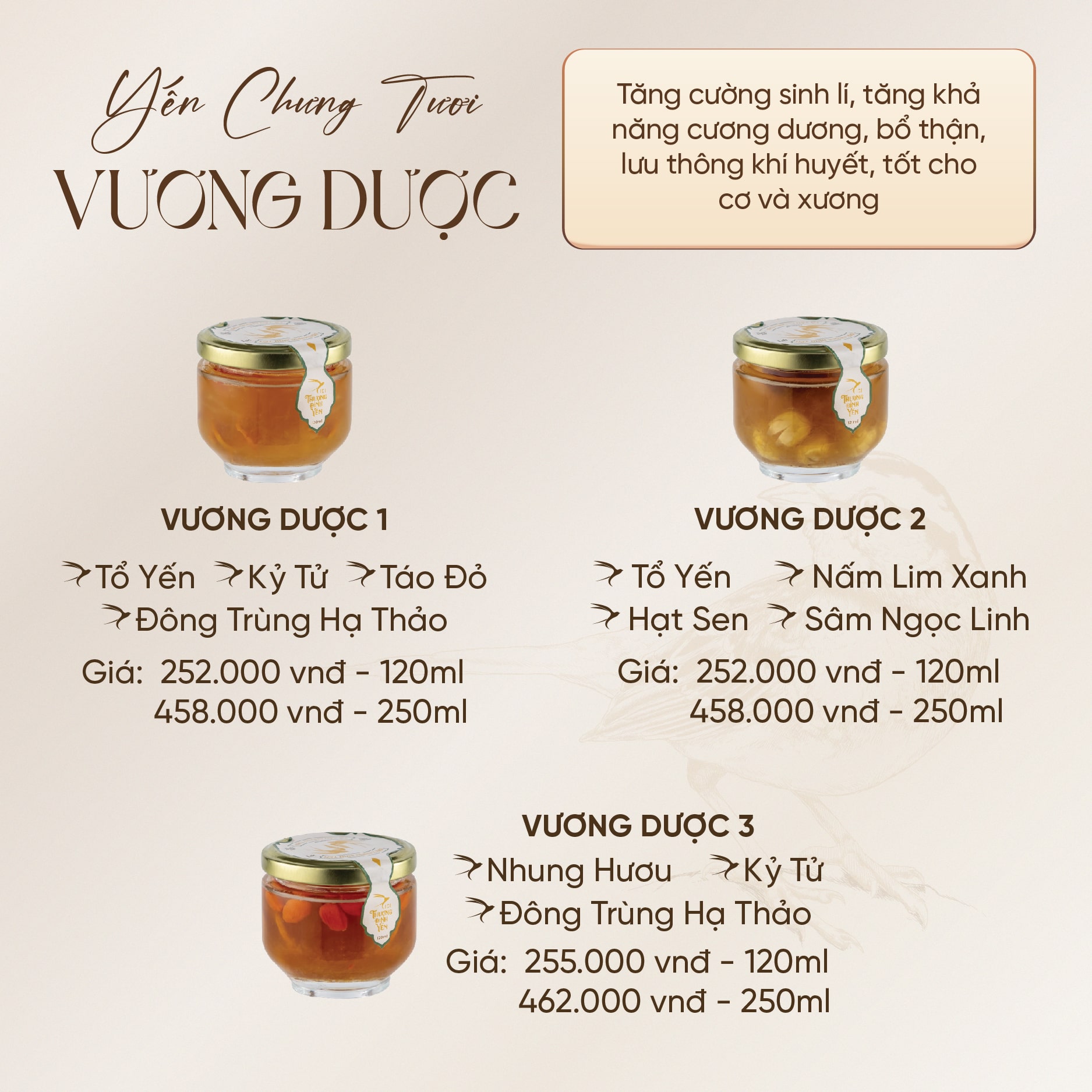 Mô tả Hũ Yến Chưng Tươi 120-250ml CiCi Thượng Đỉnh Yến Nguyên Chất Yến Sào Khánh Hòa Sợi Dai Chưng Nóng Yến Chưng Tươi - 3