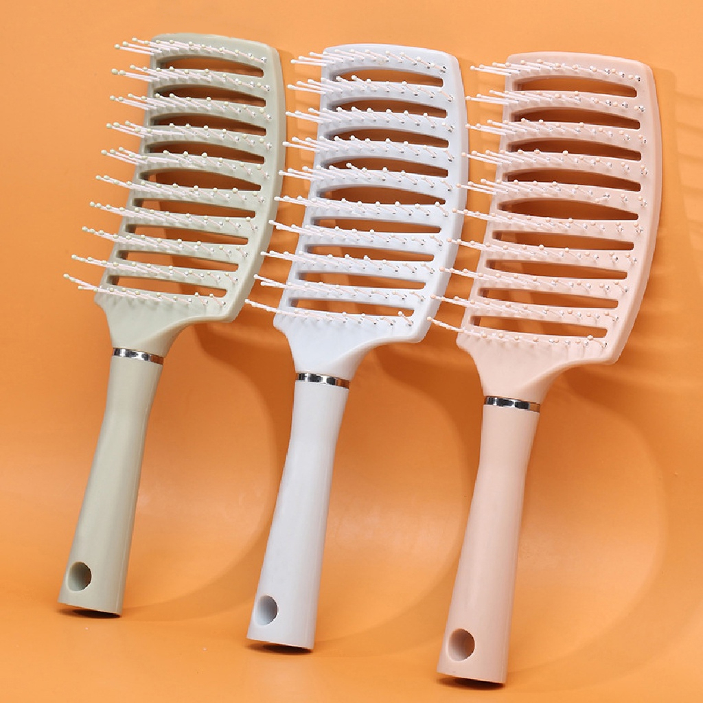 Mô tả Lược Massage da đầu, giúp tạo kiểu tóc dễ dàng, làm xoănn đặc biệt dành cho người tóc dài - Màu Ngẫu  nhiên - 6