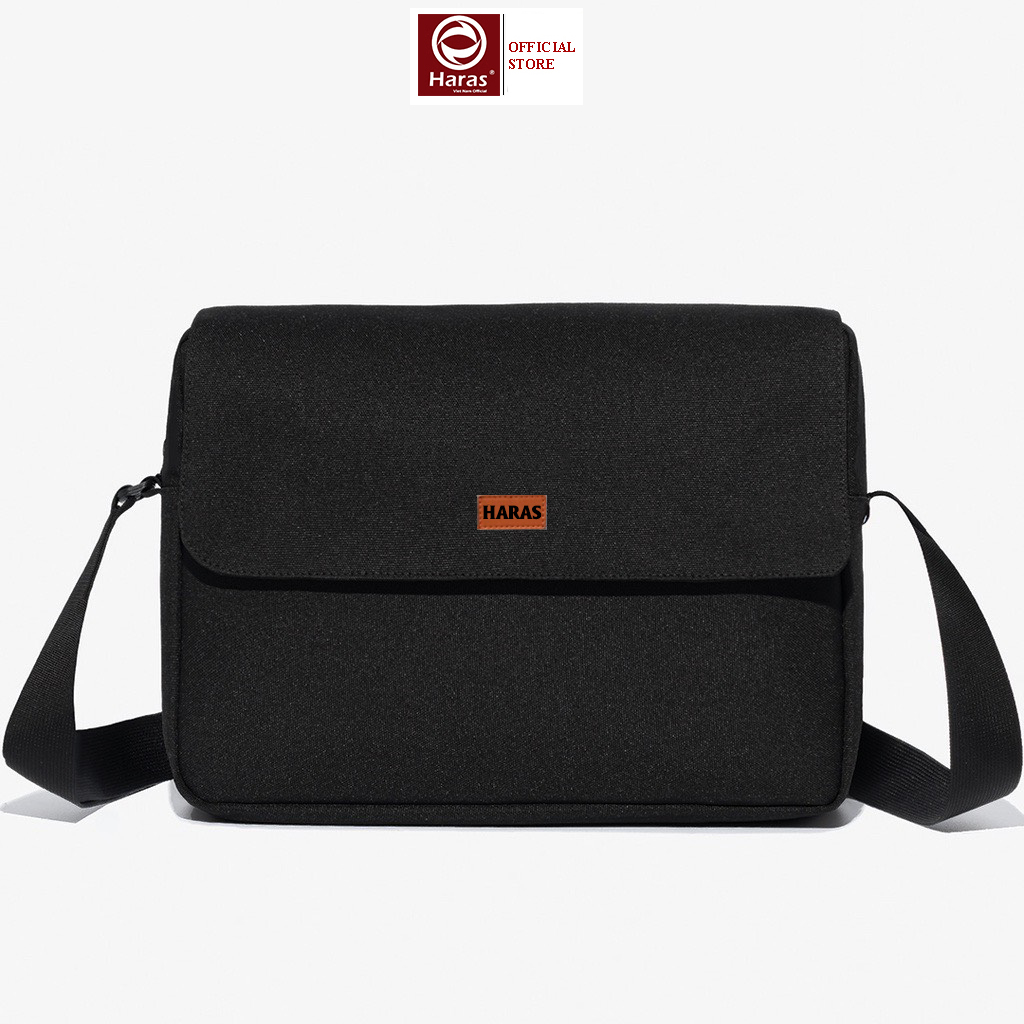 Mô tả Túi đeo chéo nam nữ Black Rice nhiều ngăn phong cách trẻ trung dễ phối đồ HARAS HRS334 - 1